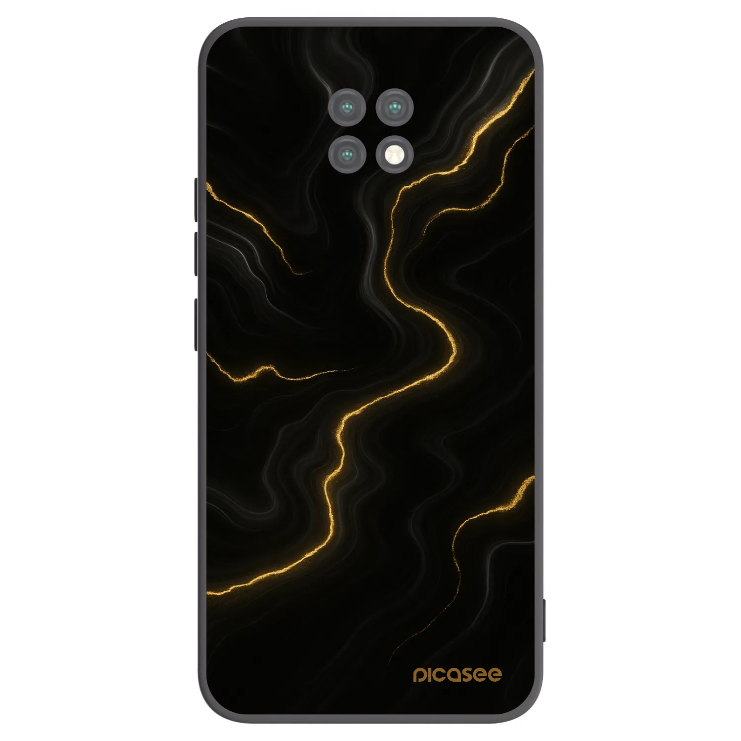 Picasee silikónový čierny obal pre Xiaomi Redmi Note 9T - Thunder