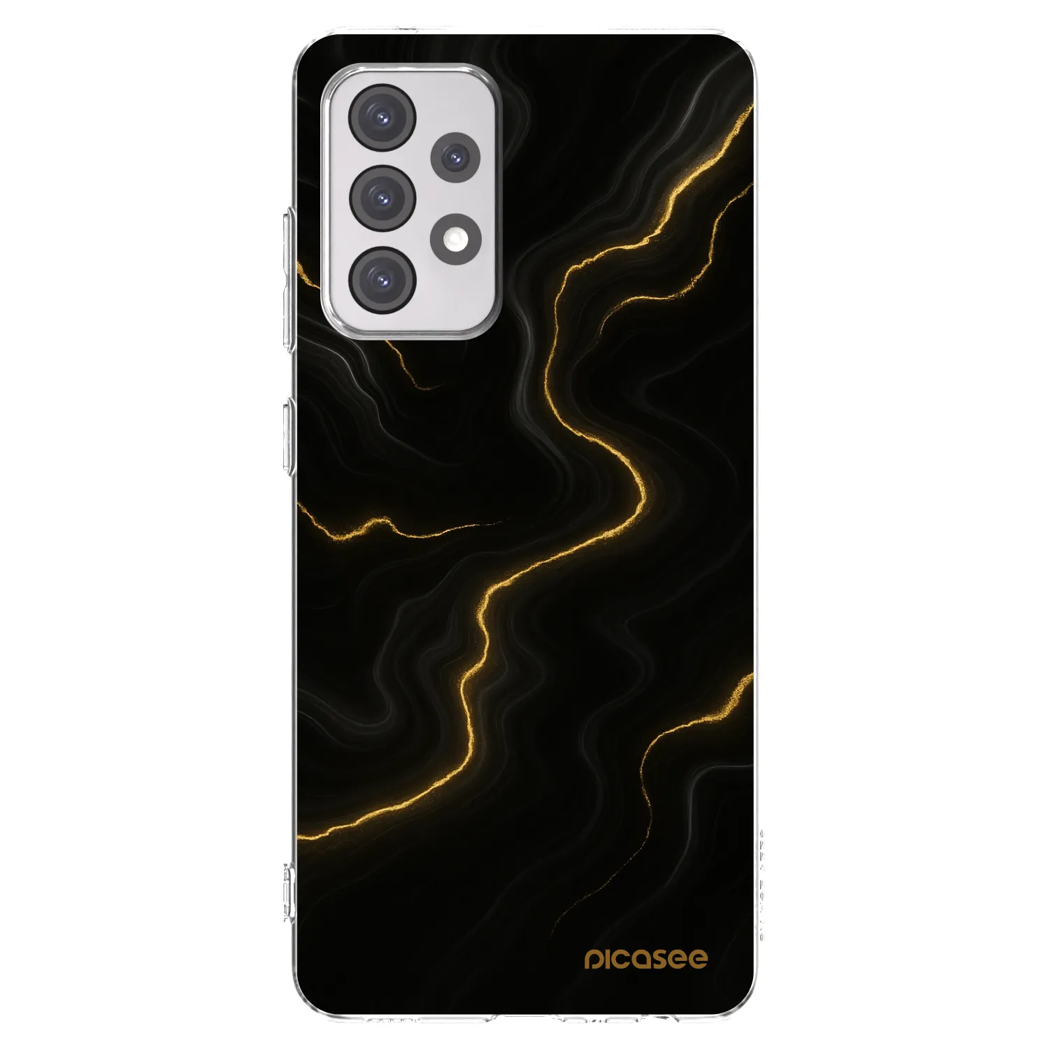 Picasee silikónový prehľadný obal pre Samsung Galaxy A52s 5G A528B - Thunder