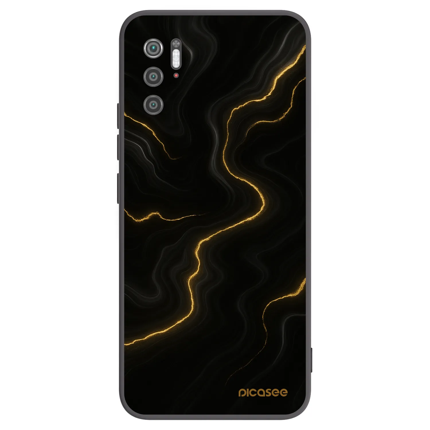 Picasee silikónový čierny obal pre Xiaomi Poco M3 Pro 5G - Thunder