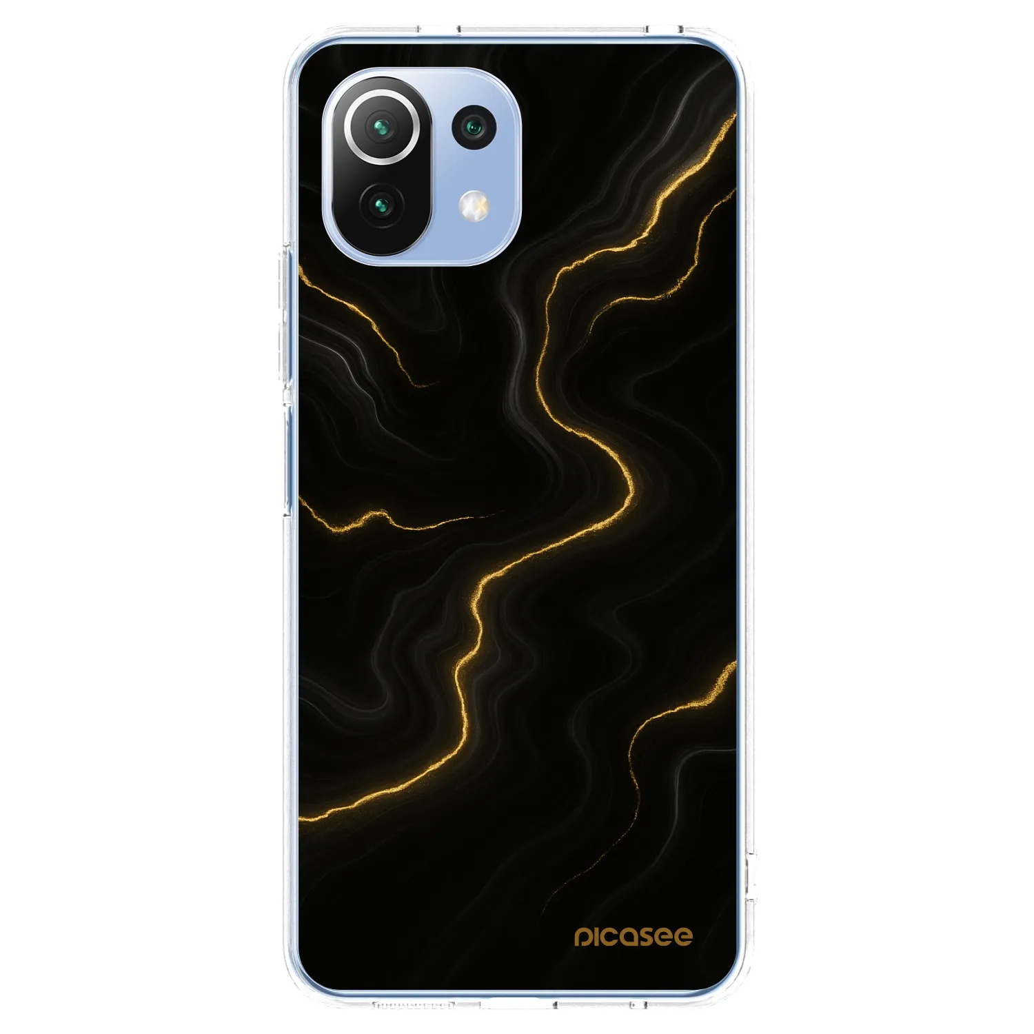 Picasee silikónový prehľadný obal pre Xiaomi 11 Lite 5G NE - Thunder