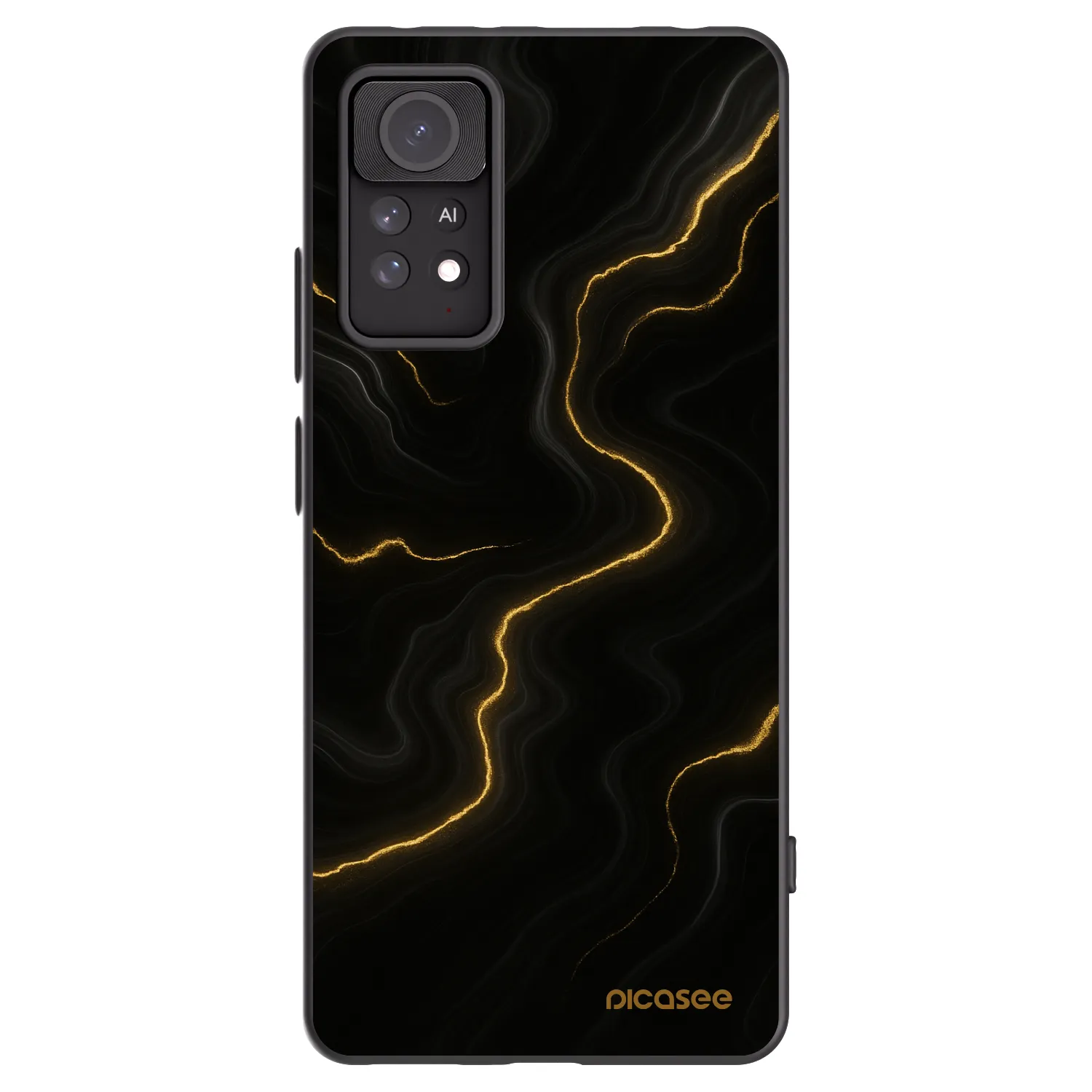 Picasee silikónový čierny obal pre Xiaomi Redmi Note 11 Pro - Thunder