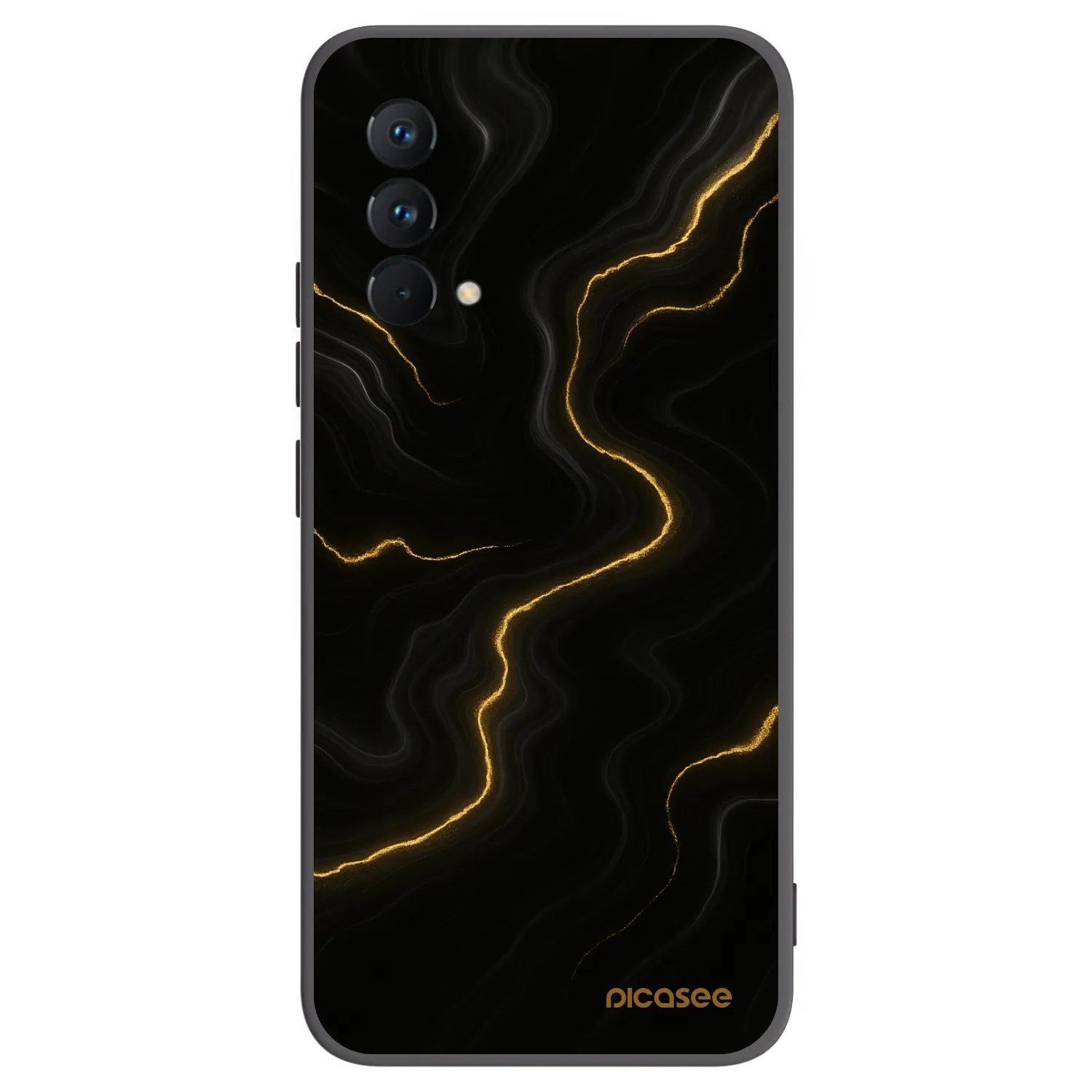 Silikónový čierny obal pre Realme GT Master Edition 5G - Thunder