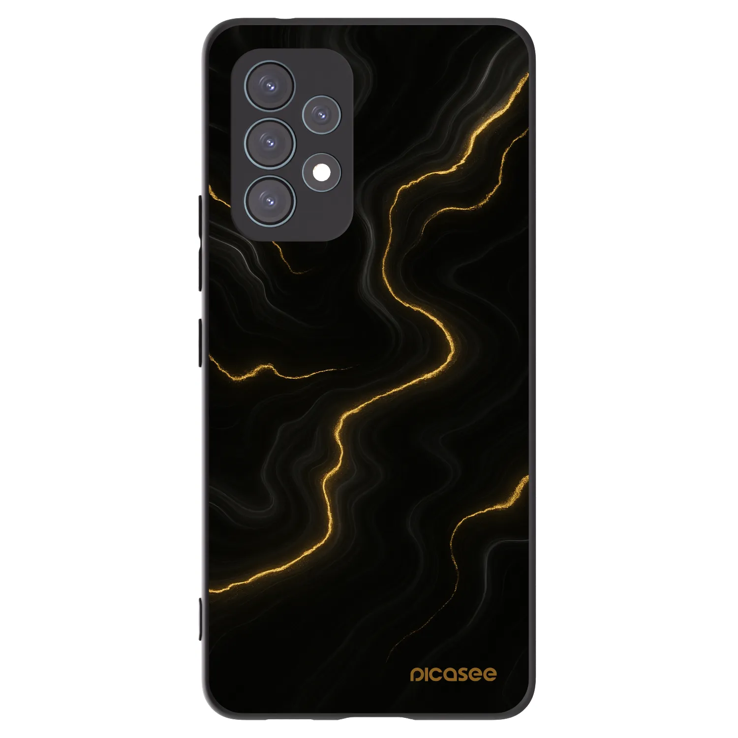 Picasee silikónový čierny obal pre Samsung Galaxy A53 5G A536 - Thunder