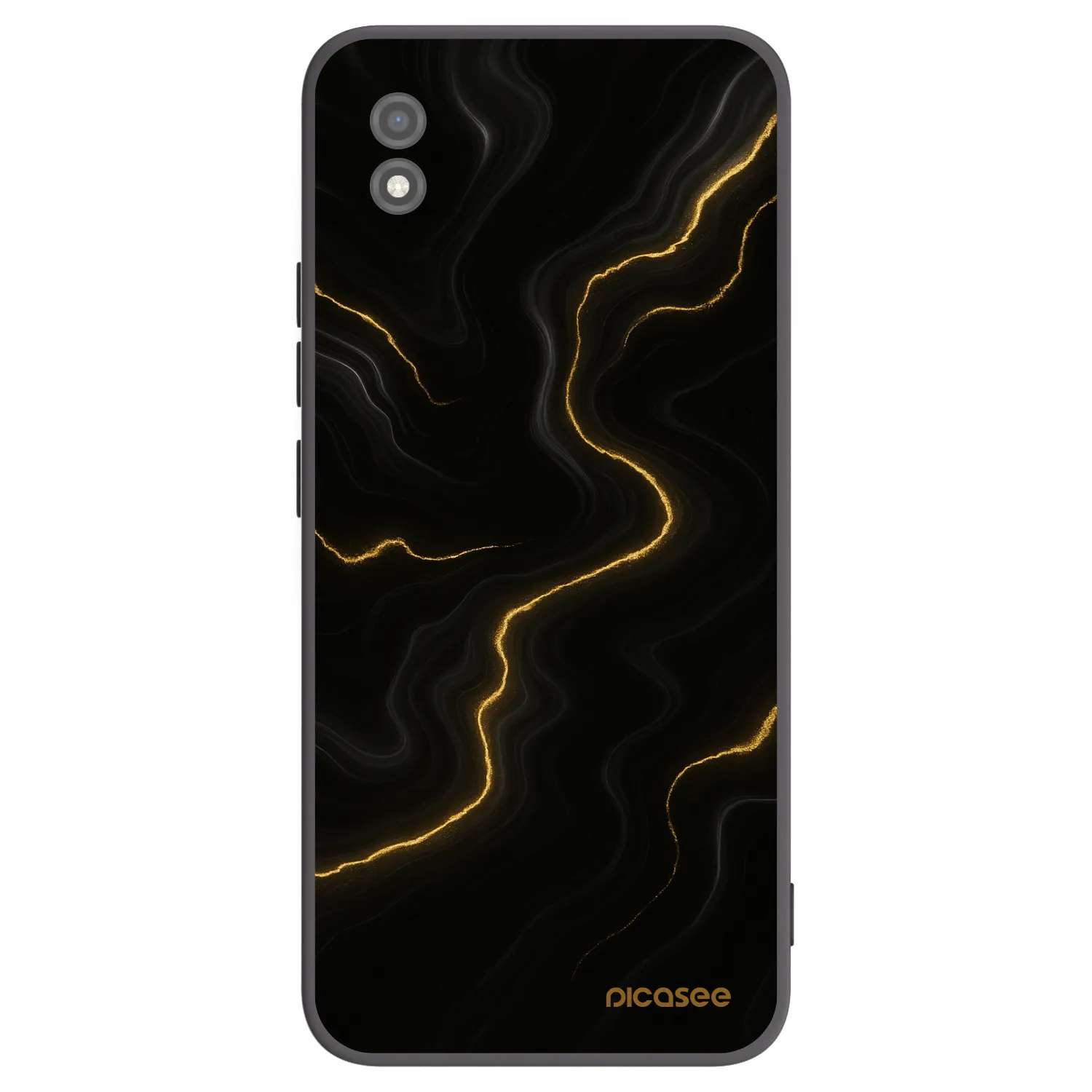 Picasee silikónový čierny obal pre Realme C11 (2021) - Thunder