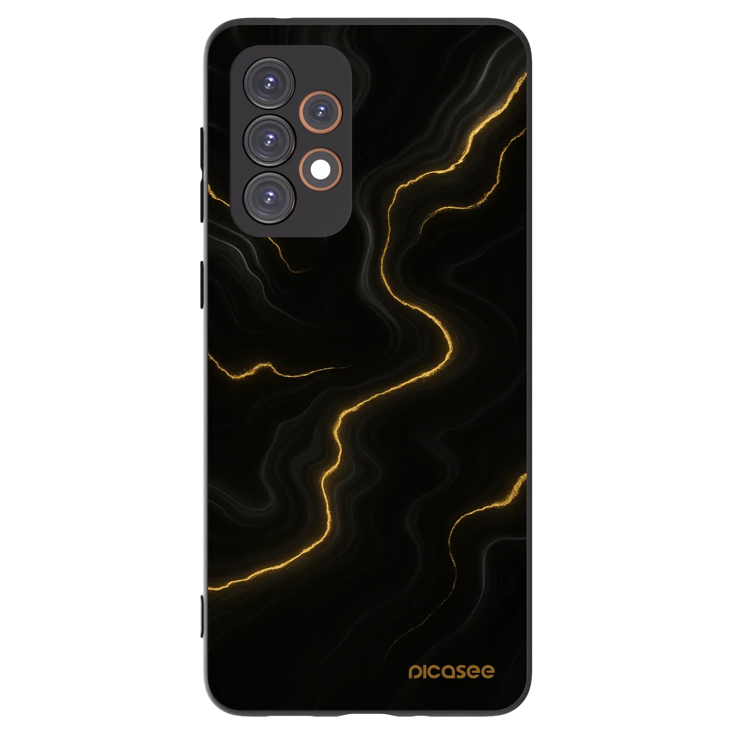 Picasee silikónový čierny obal pre Samsung Galaxy A33 5G A336 - Thunder