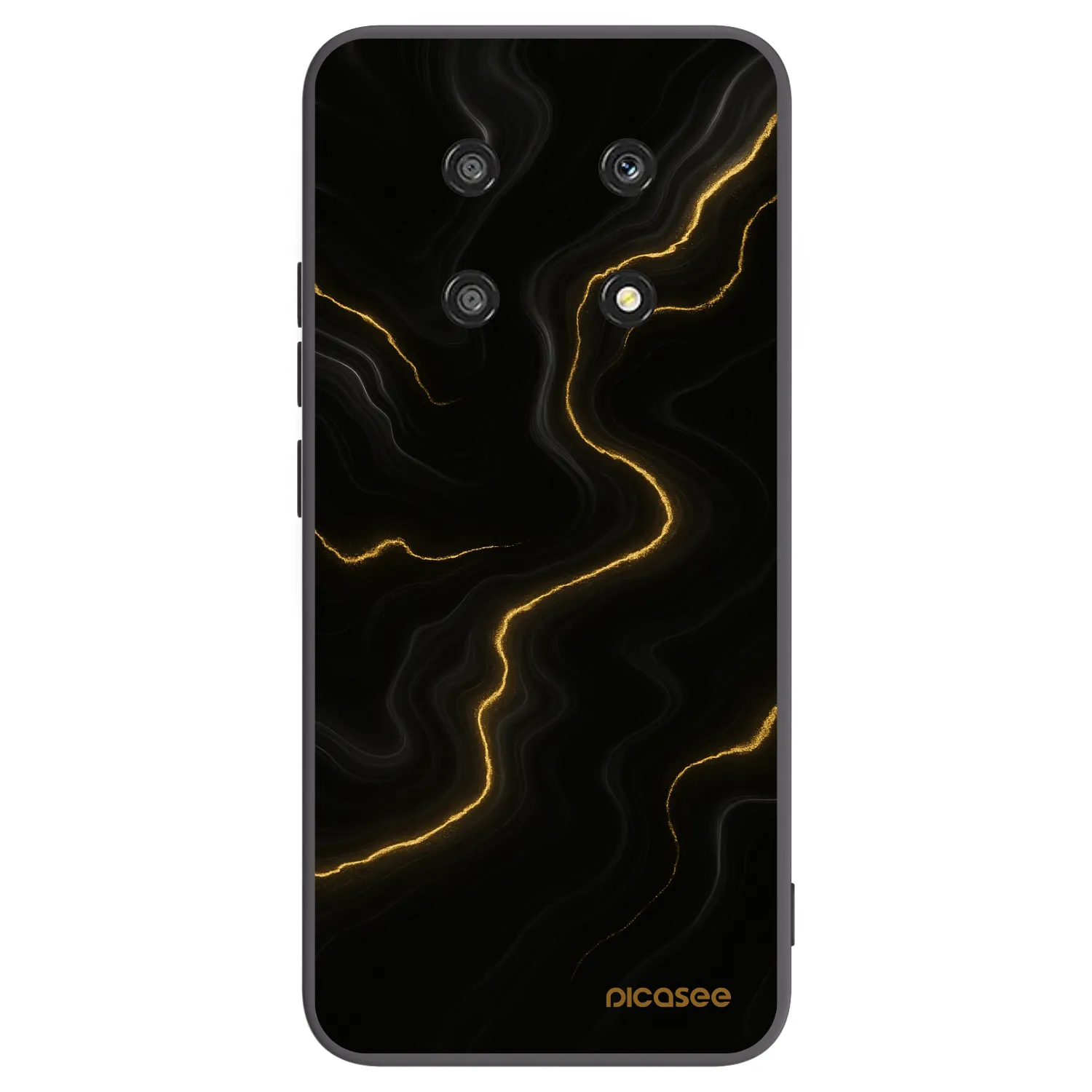 Picasee silikónový čierny obal pre Honor Magic4 Lite 5G - Thunder