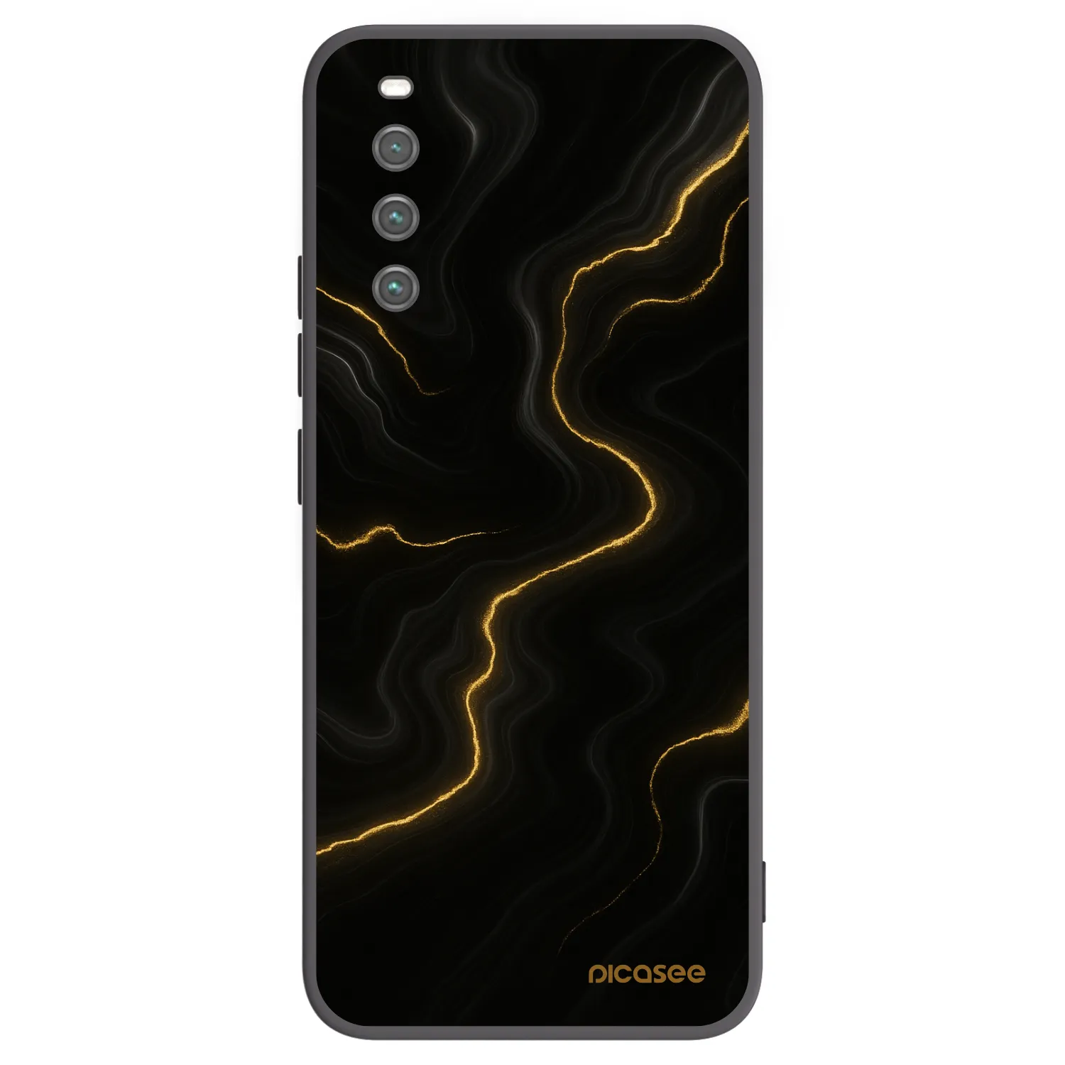 Picasee silikónový čierny obal pre Sony Xperia 10 IV 5G - Thunder