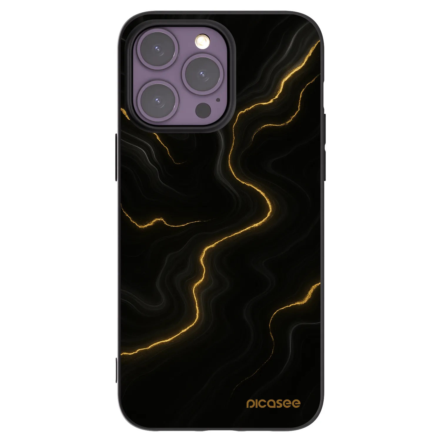 Picasee silikónový čierny obal pre Apple iPhone 14 Pro Max - Thunder