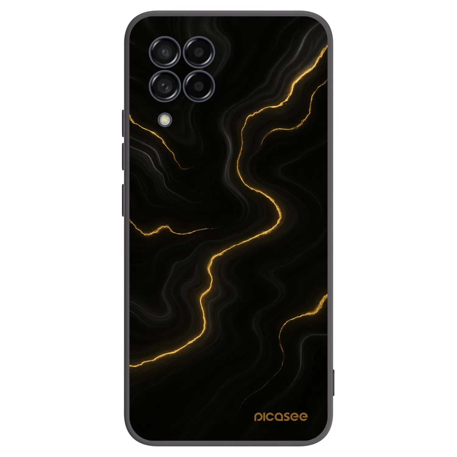 Picasee silikónový čierny obal pre Samsung Galaxy M53 5G - Thunder