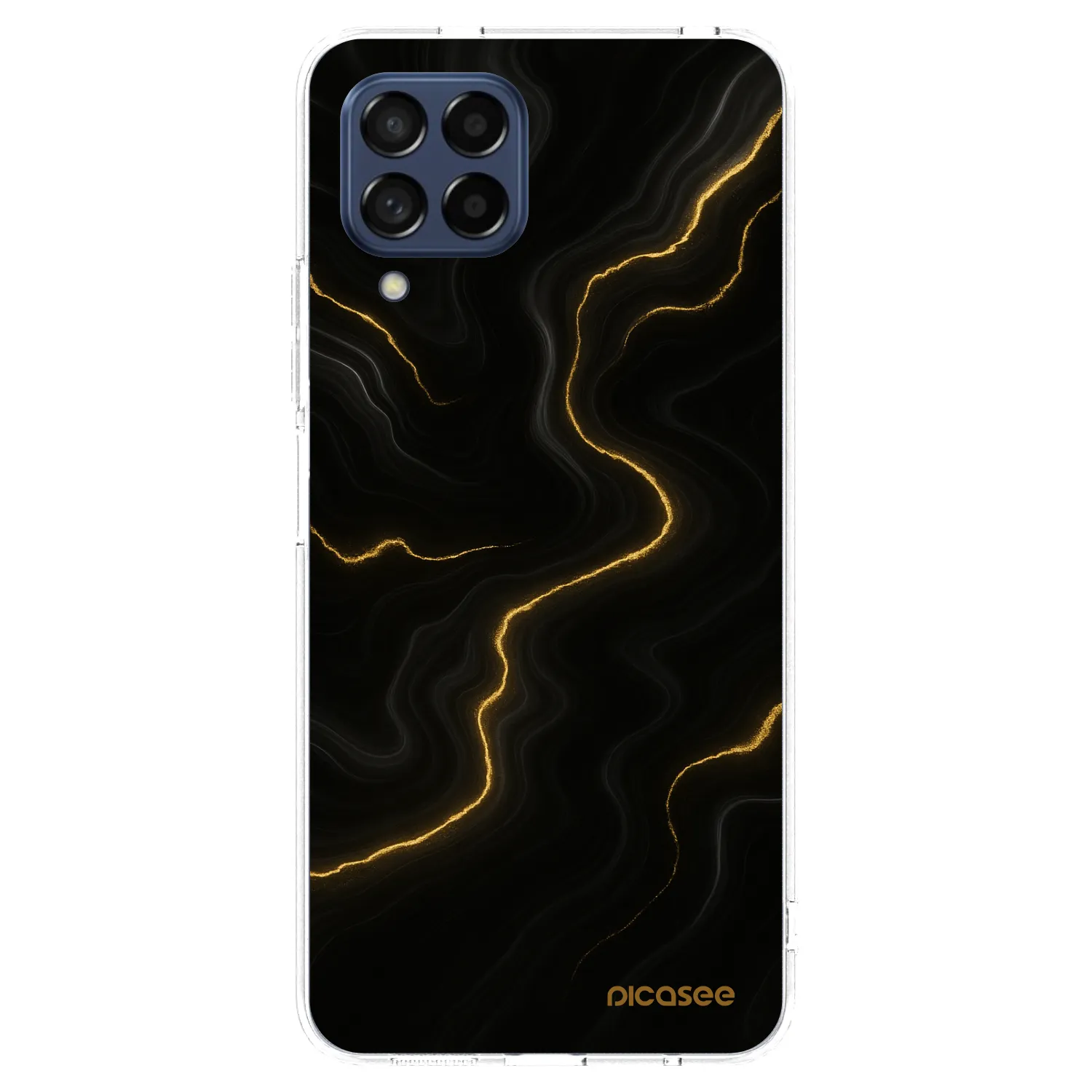 Picasee silikónový prehľadný obal pre Samsung Galaxy M53 5G - Thunder