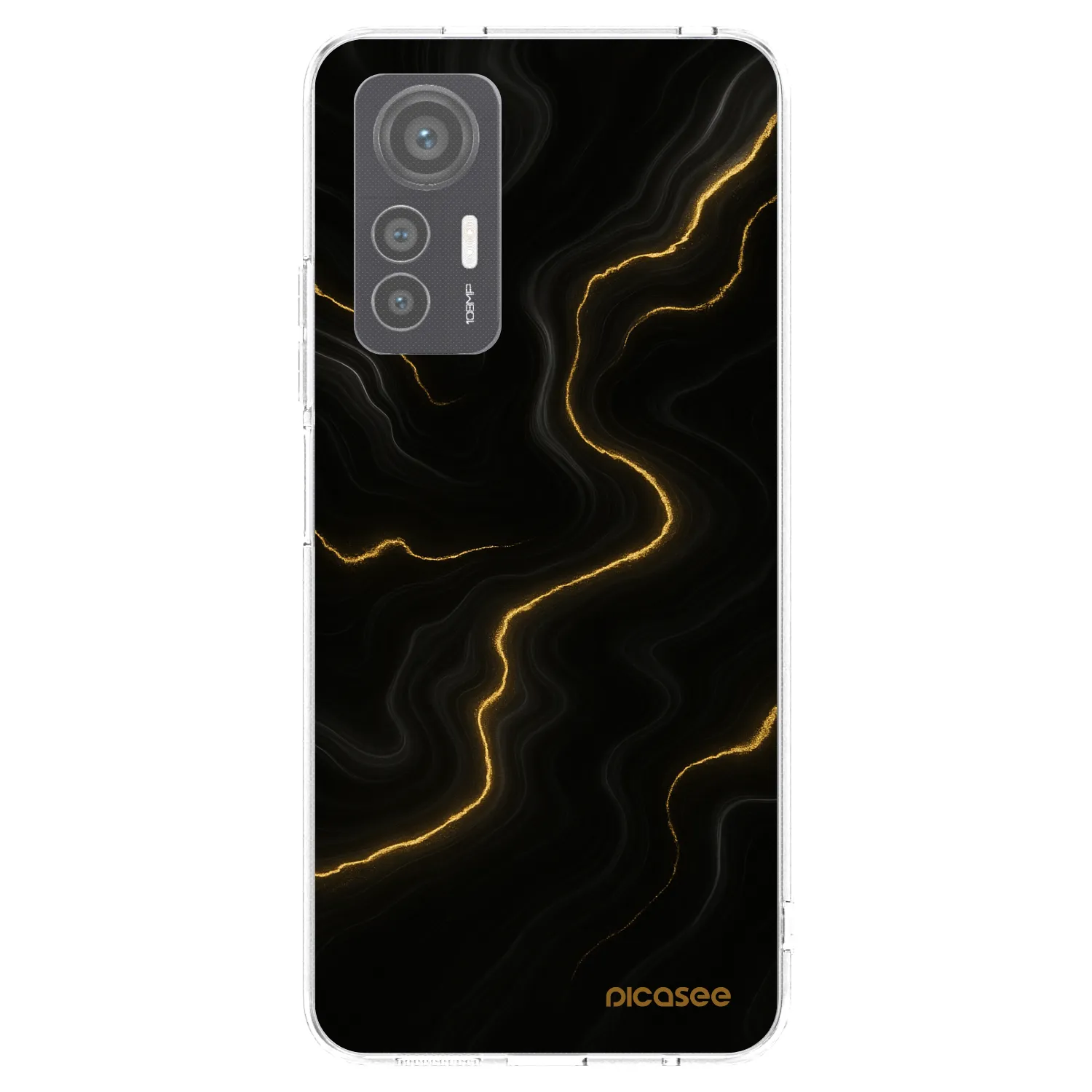 Picasee silikónový prehľadný obal pre Xiaomi 12 Lite - Thunder
