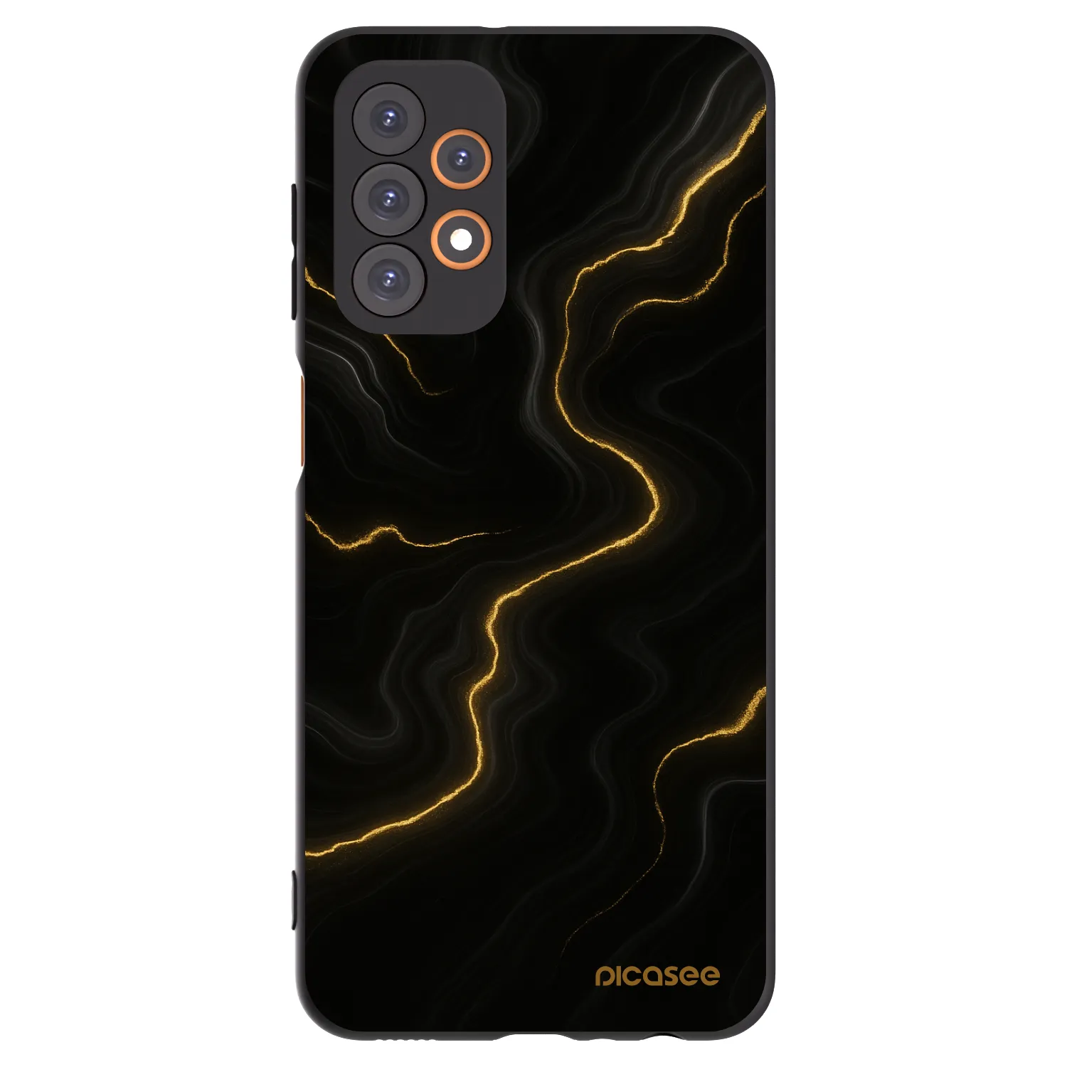 Picasee silikónový čierny obal pre Samsung Galaxy A23 A235F 4G - Thunder