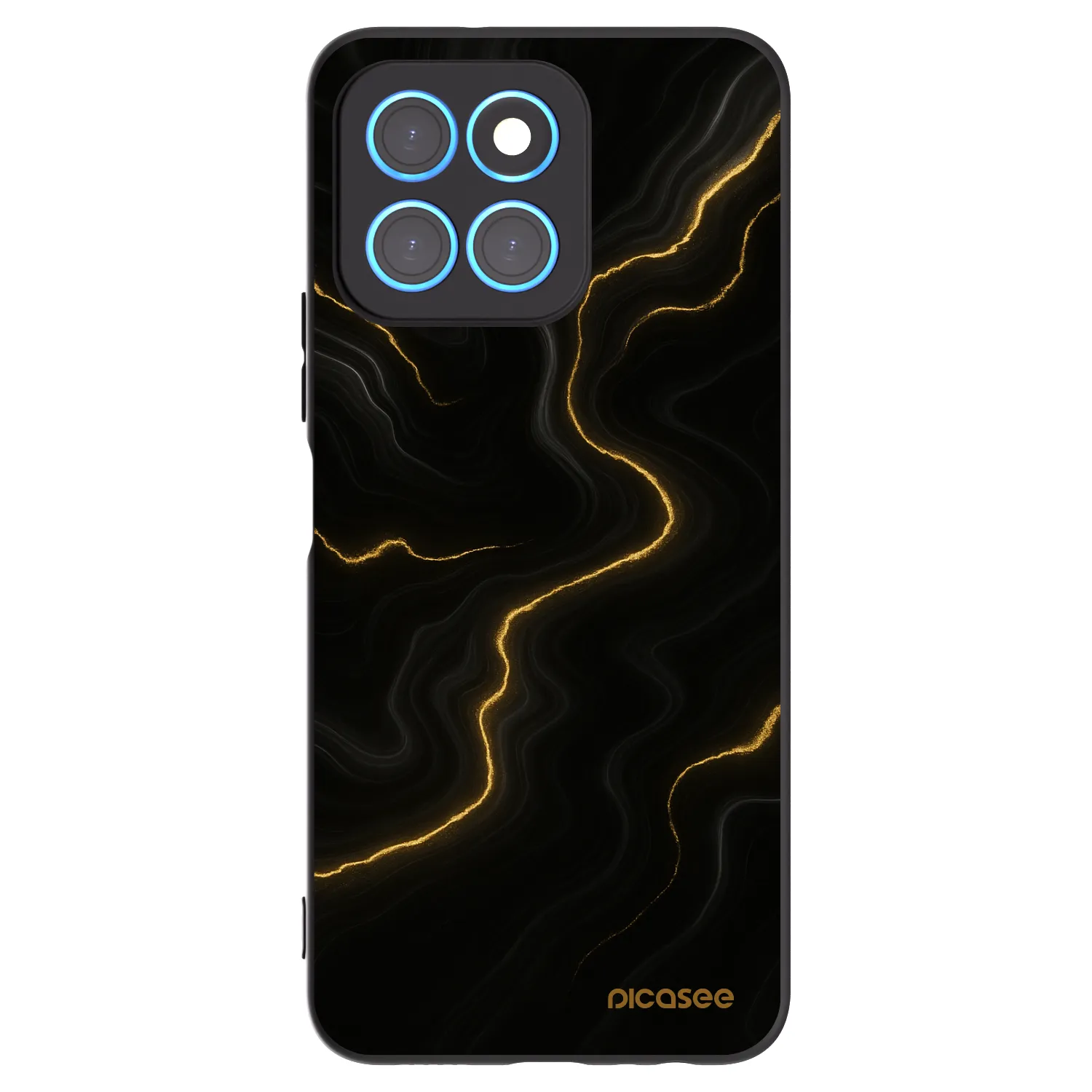 Picasee silikónový čierny obal pre Honor X6 - Thunder