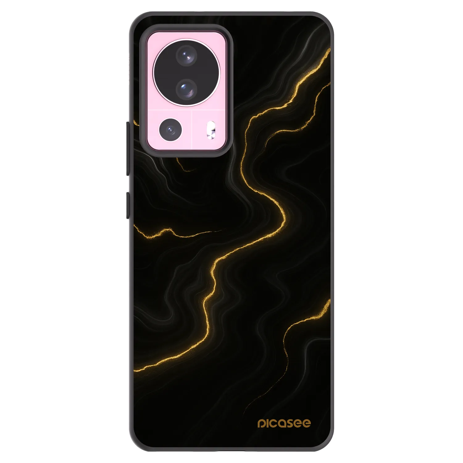 Picasee silikónový čierny obal pre Xiaomi 13 Lite - Thunder