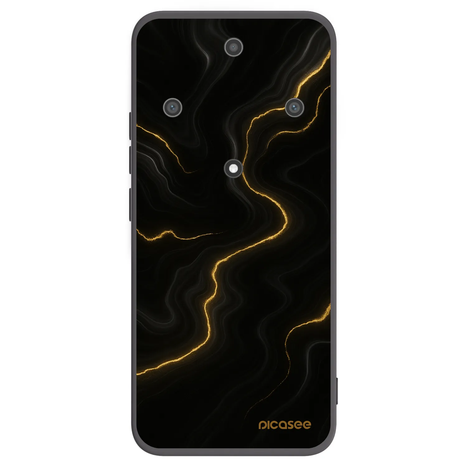 Picasee silikónový čierny obal pre Honor Magic5 Lite 5G - Thunder