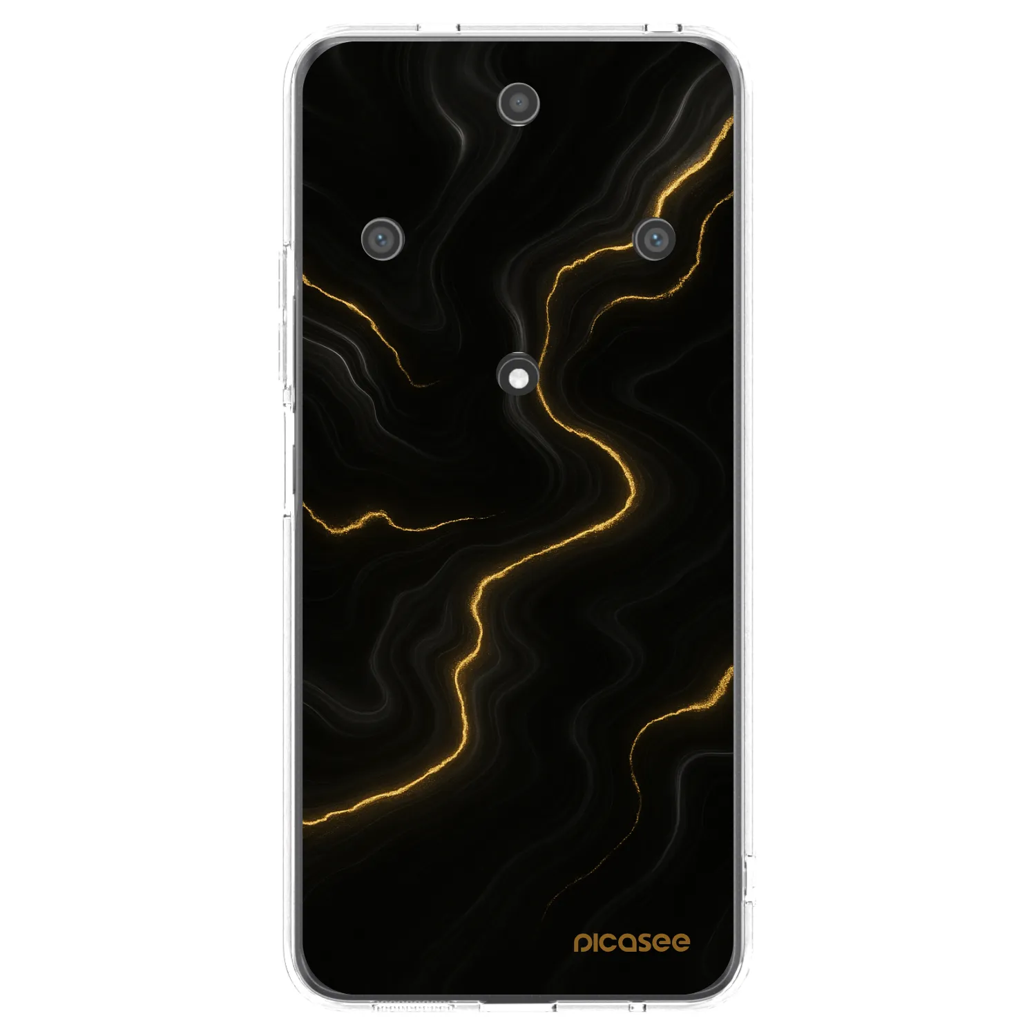 Picasee silikónový prehľadný obal pre Honor Magic5 Lite 5G - Thunder