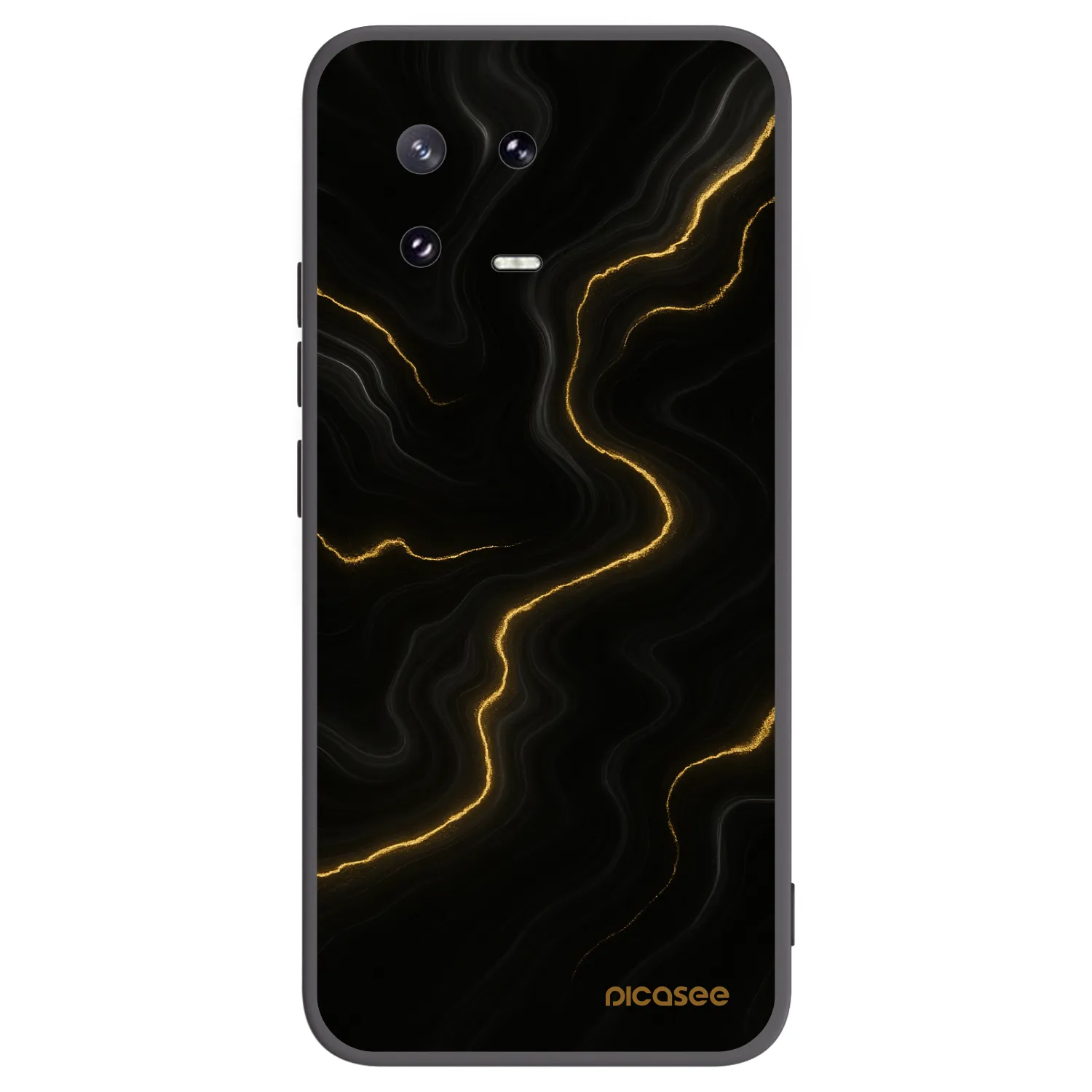 Picasee silikónový čierny obal pre Xiaomi 13 Pro - Thunder