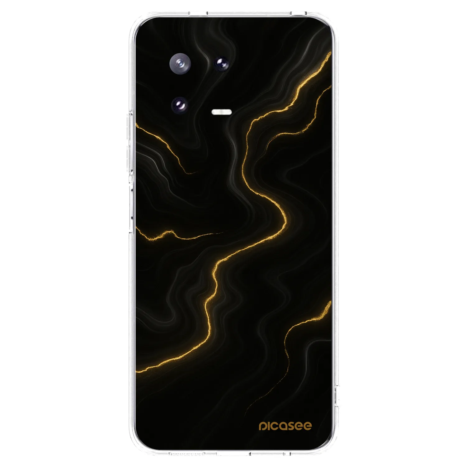 Picasee silikónový prehľadný obal pre Xiaomi 13 Pro - Thunder