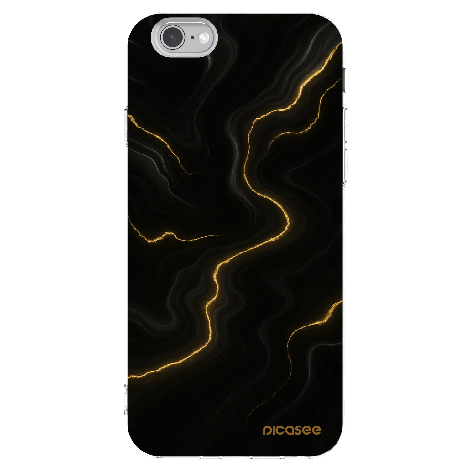 Silikónový prehľadný obal pre Apple iPhone 6/6S - Thunder