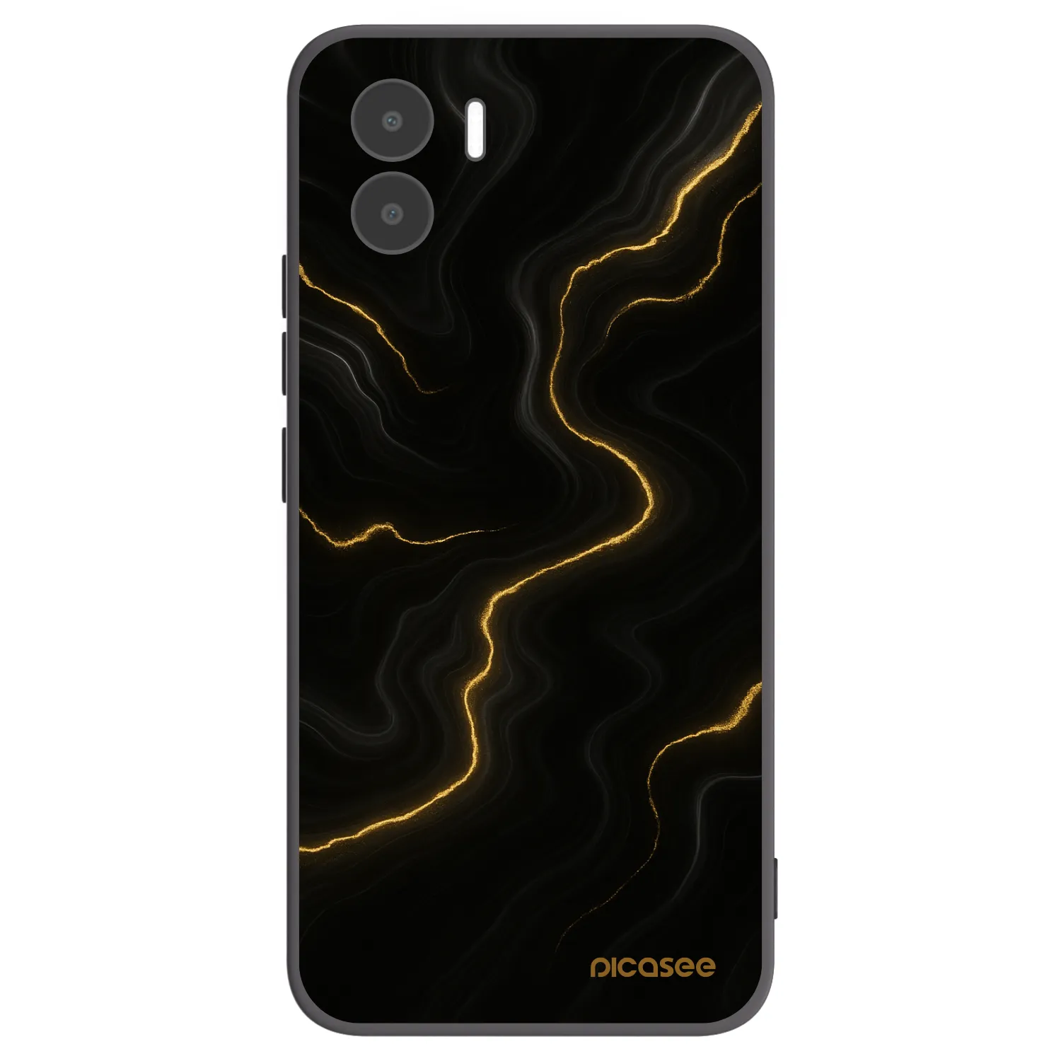Picasee silikónový čierny obal pre Xiaomi Redmi A2 - Thunder