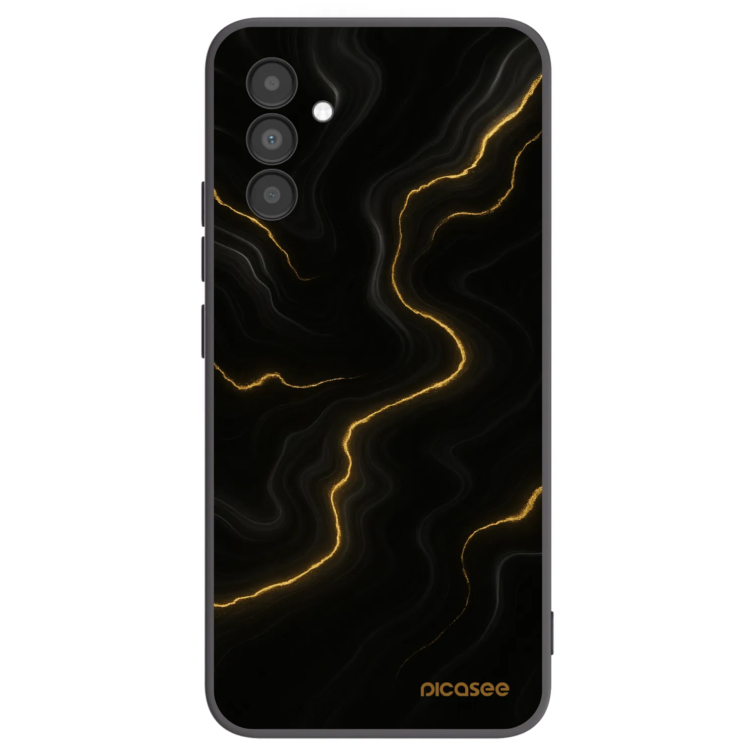Picasee silikónový čierny obal pre Samsung Galaxy A04s A047F - Thunder