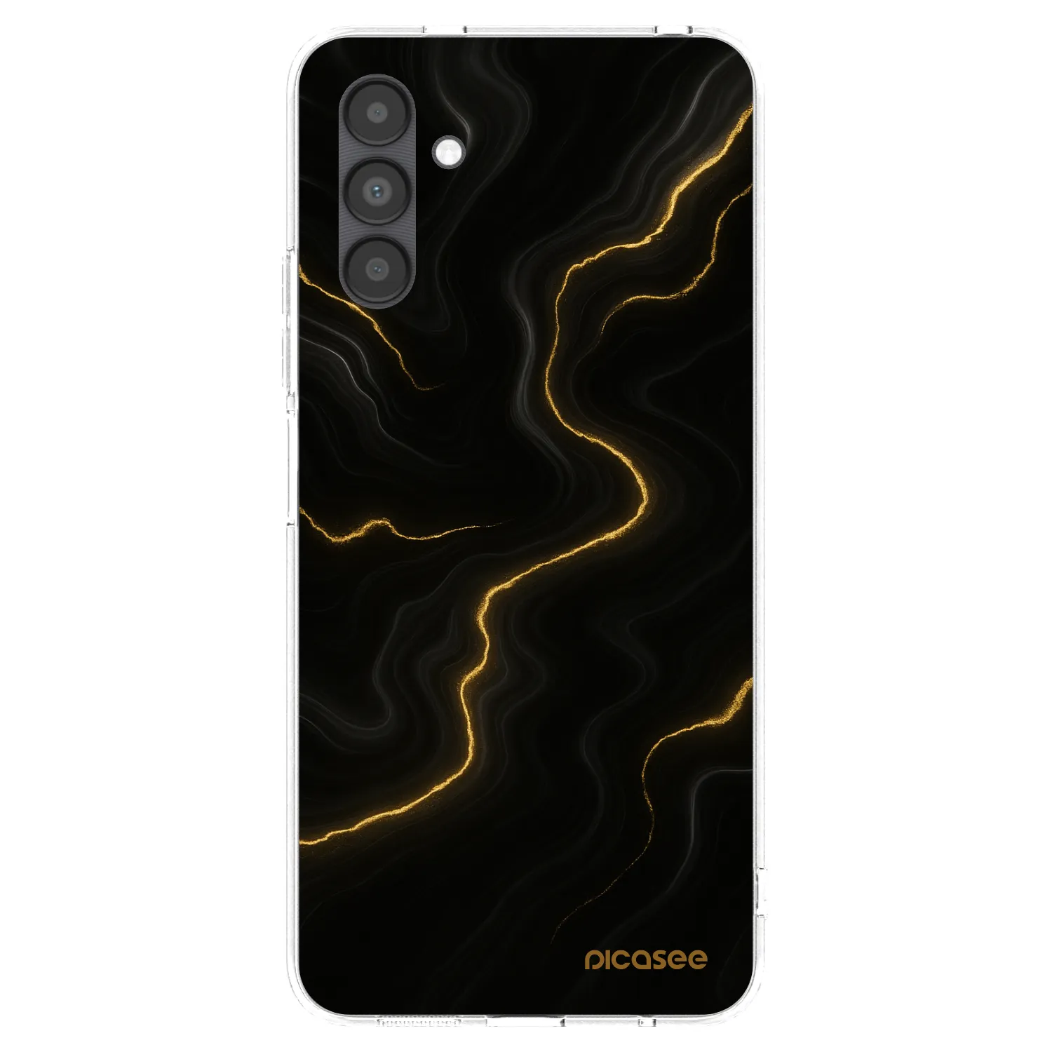 Picasee silikónový prehľadný obal pre Samsung Galaxy A04s A047F - Thunder