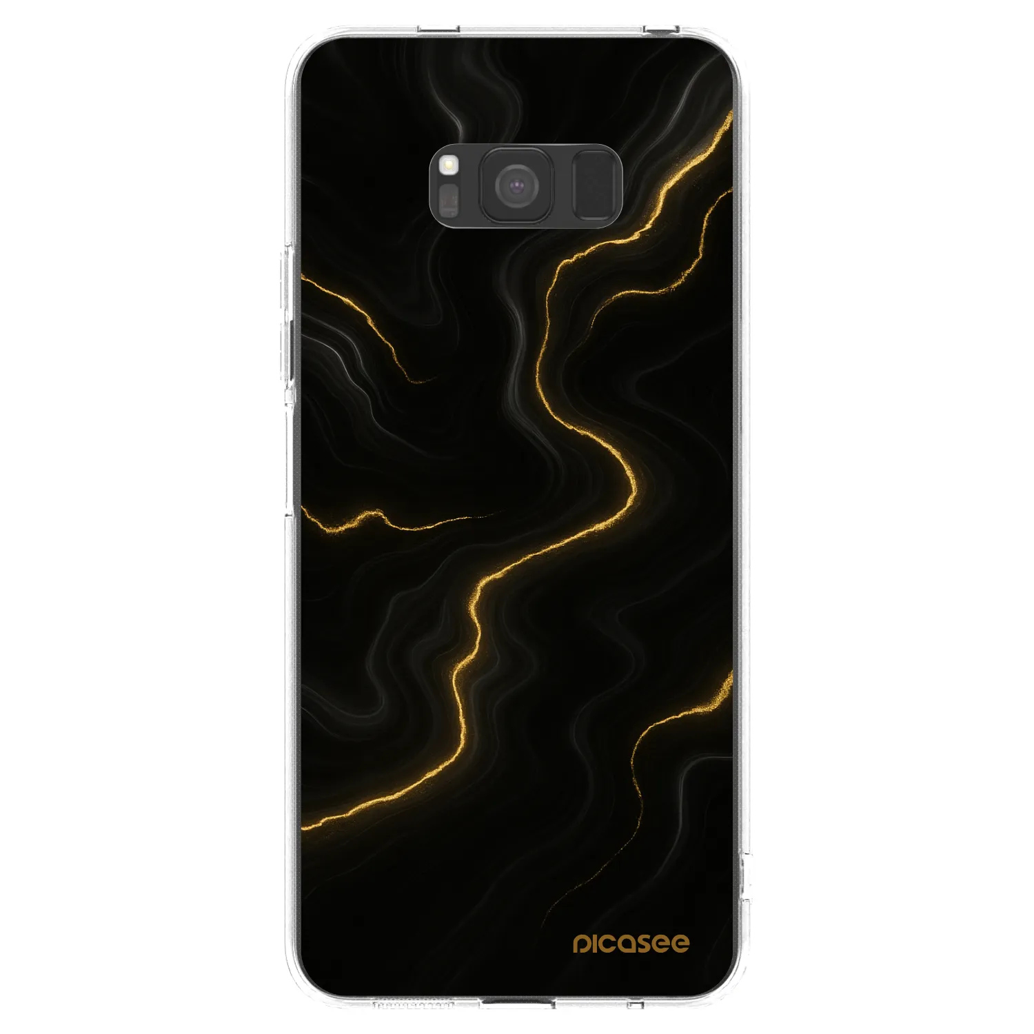 Picasee silikónový prehľadný obal pre Samsung Galaxy S8 G950F - Thunder