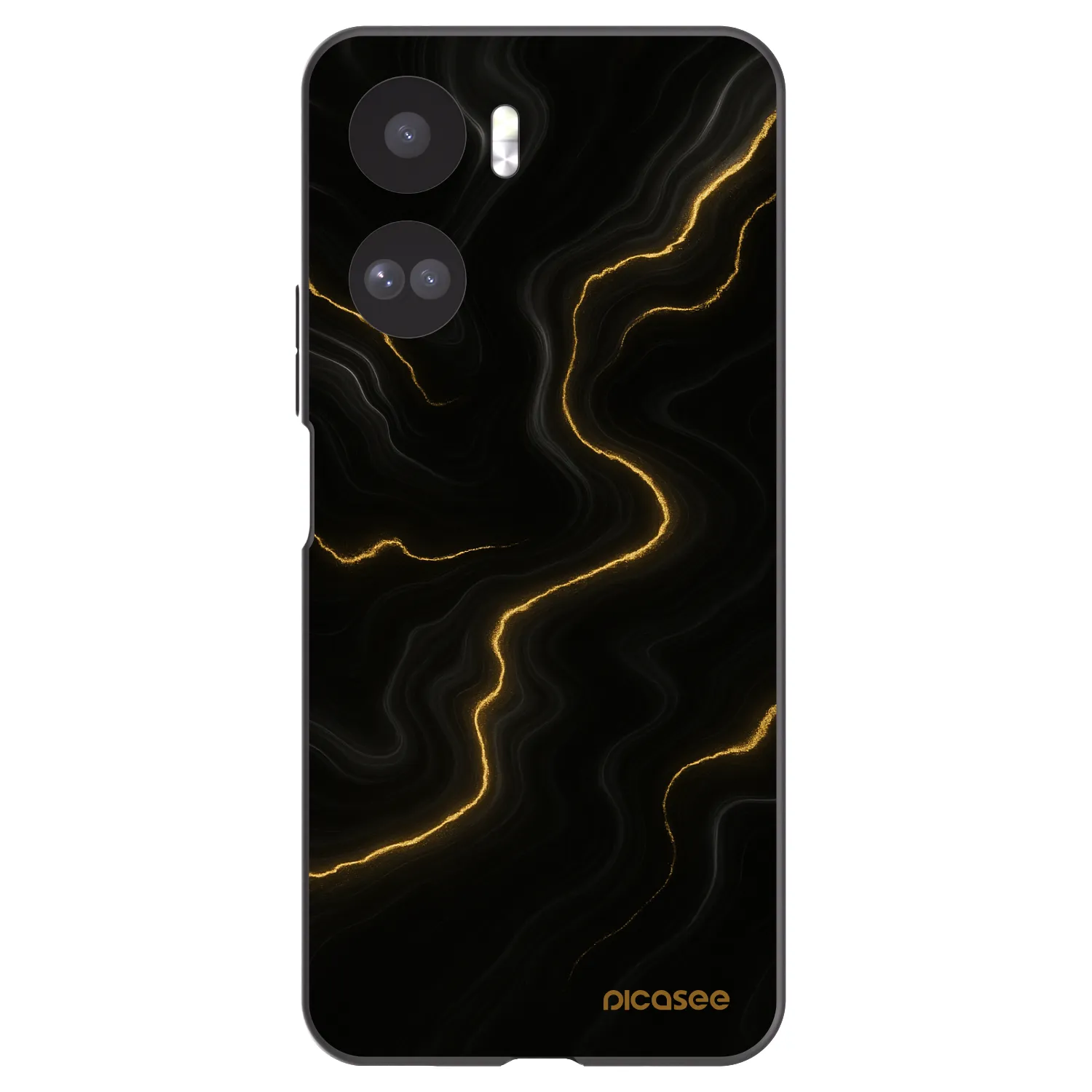 Picasee silikónový čierny obal pre Honor 90 Lite 5G - Thunder