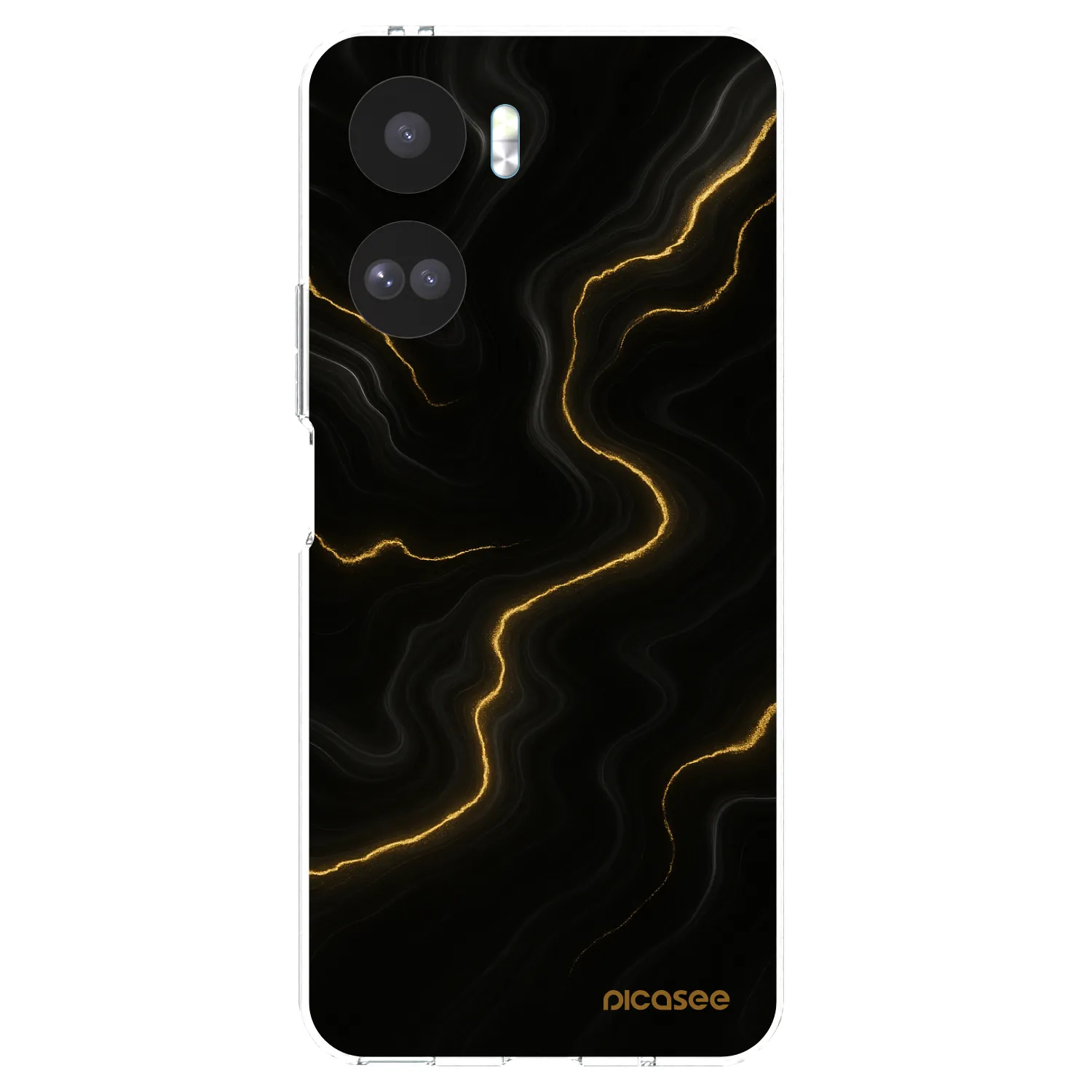 Picasee silikónový prehľadný obal pre Honor 90 Lite 5G - Thunder