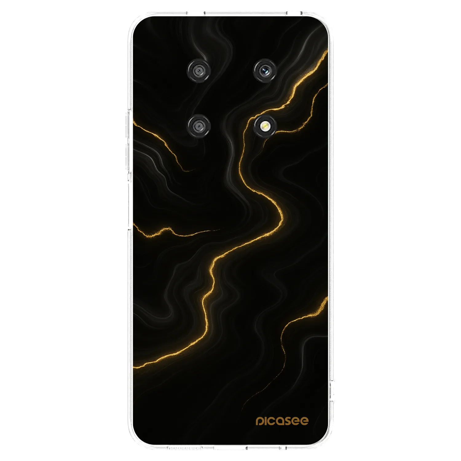 Picasee silikónový prehľadný obal pre Honor Magic4 Lite 5G - Thunder