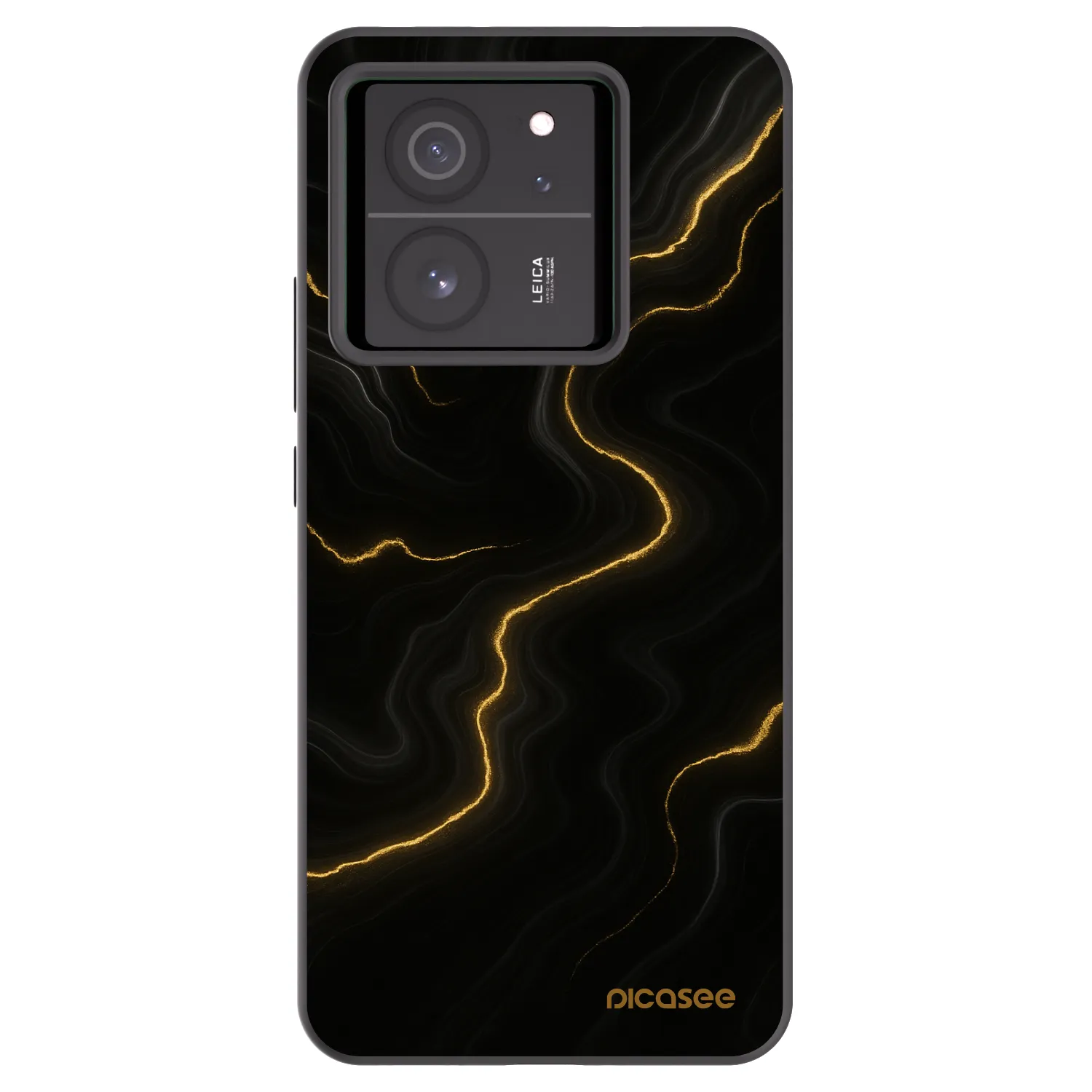 Picasee silikónový čierny obal pre Xiaomi 13T - Thunder