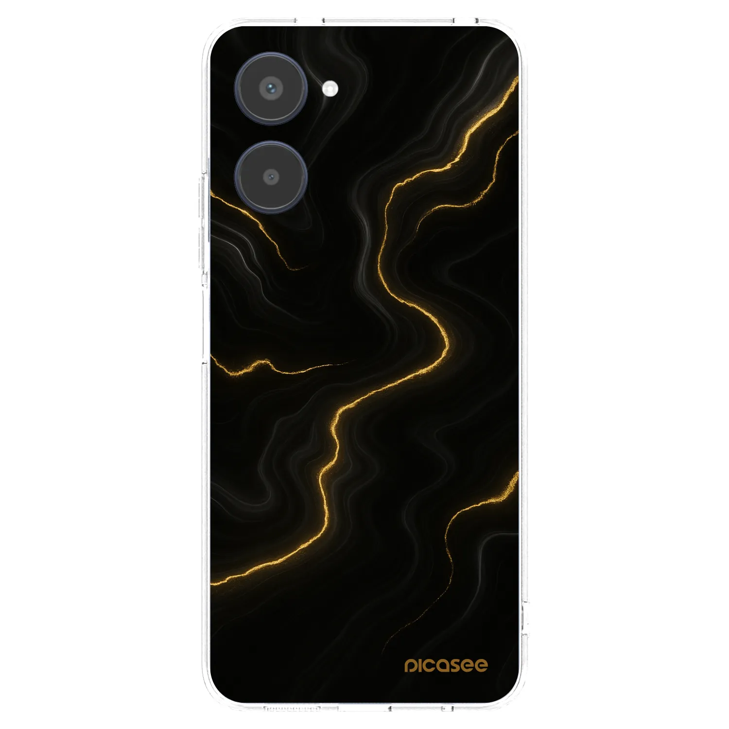 Picasee silikónový prehľadný obal pre Realme 10 4G - Thunder