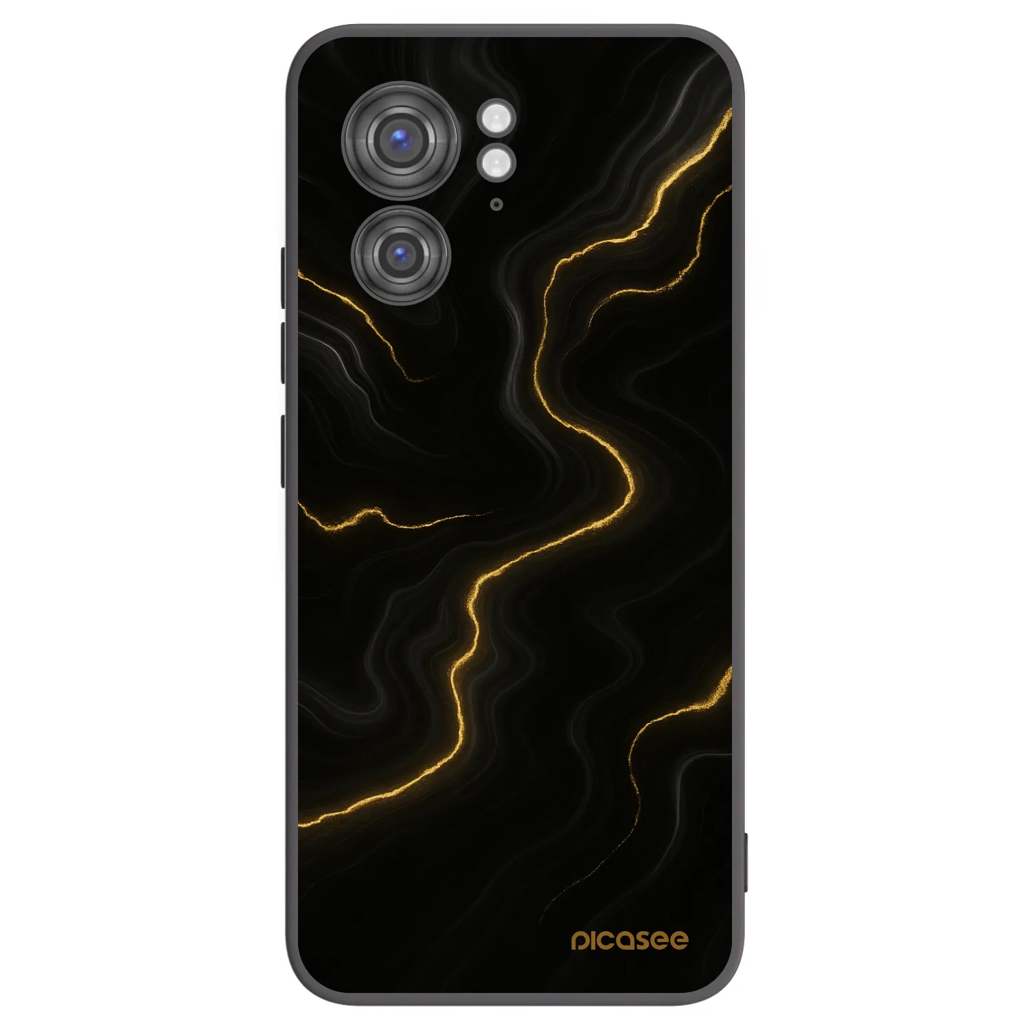 Picasee silikónový čierny obal pre Motorola Edge 40 - Thunder