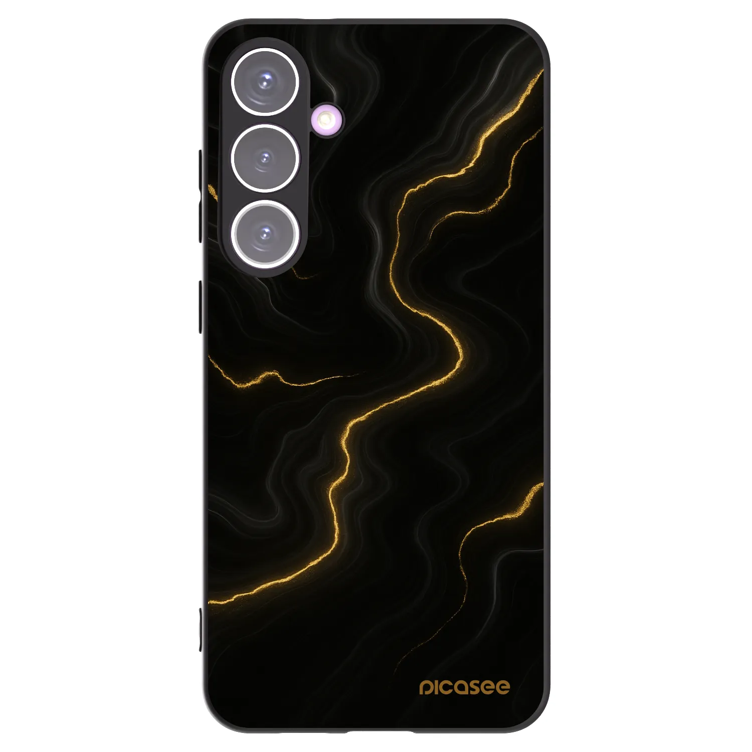 Picasee silikónový čierny obal pre Samsung Galaxy S24+ S926B 5G - Thunder