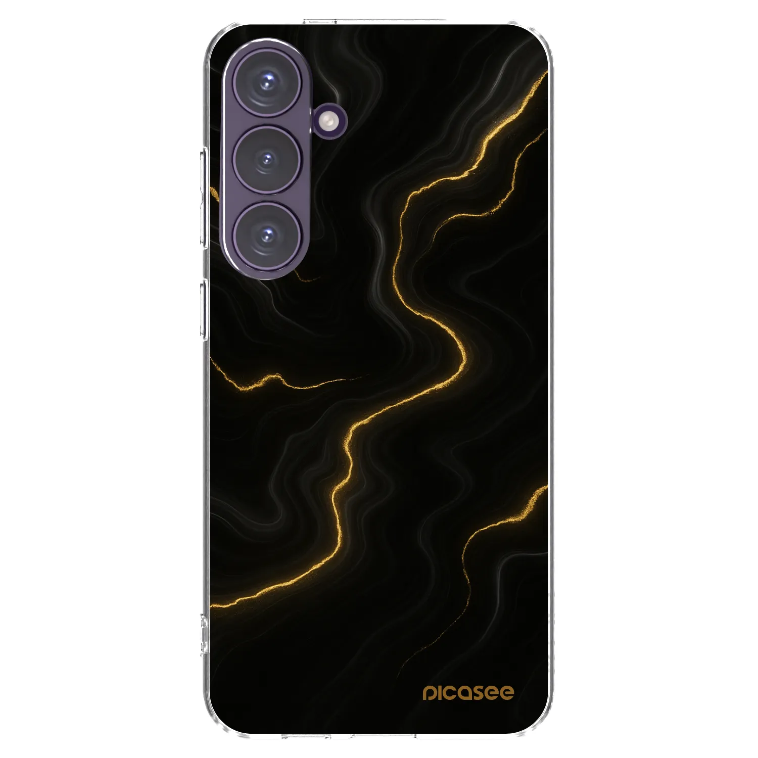 Picasee silikónový prehľadný obal pre Samsung Galaxy S24+ S926B 5G - Thunder
