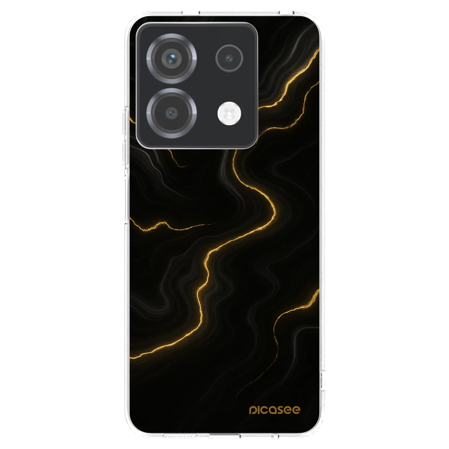 Picasee silikónový prehľadný obal pre Xiaomi Poco X6 - Thunder