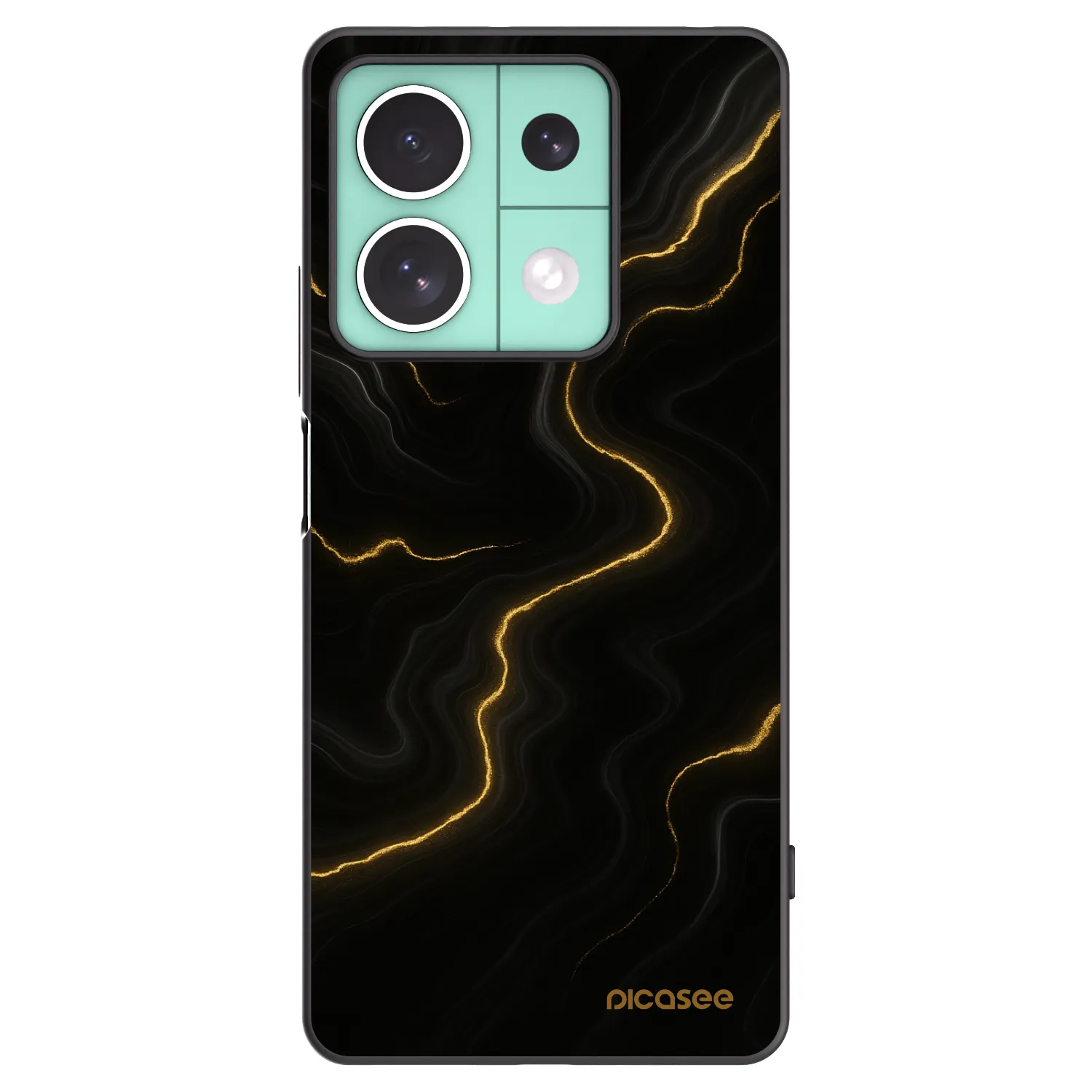 Picasee silikónový čierny obal pre Xiaomi Redmi Note 13 5G - Thunder