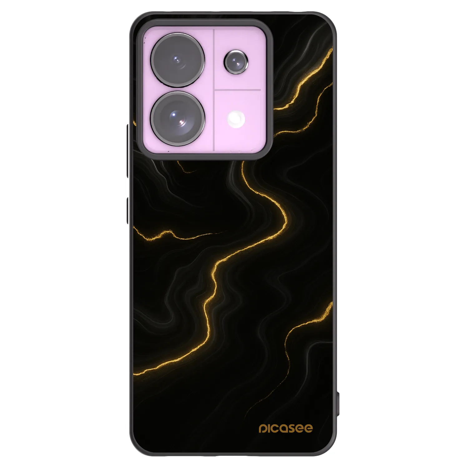 Picasee silikónový čierny obal pre Xiaomi Redmi Note 13 Pro 5G - Thunder