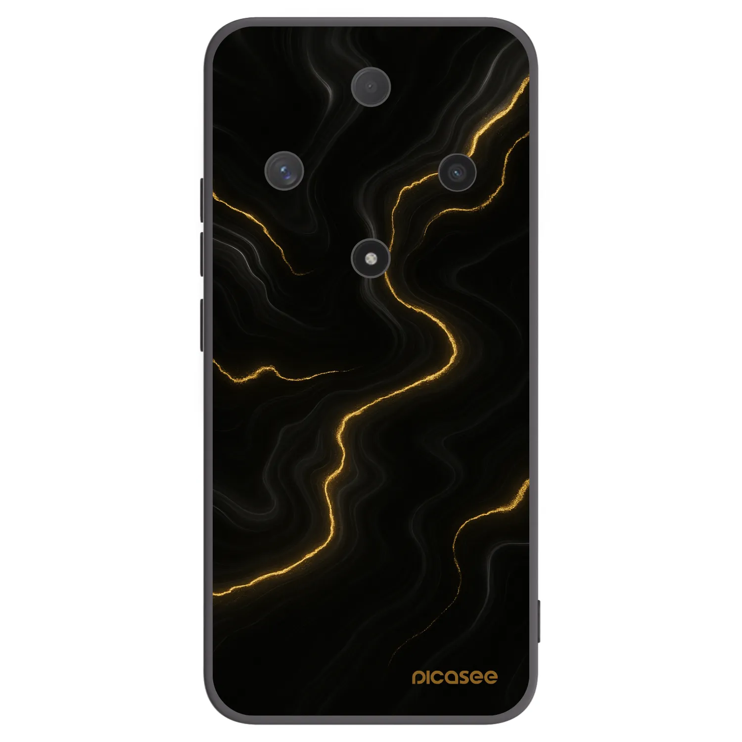Picasee silikónový čierny obal pre Honor Magic6 Lite 5G - Thunder