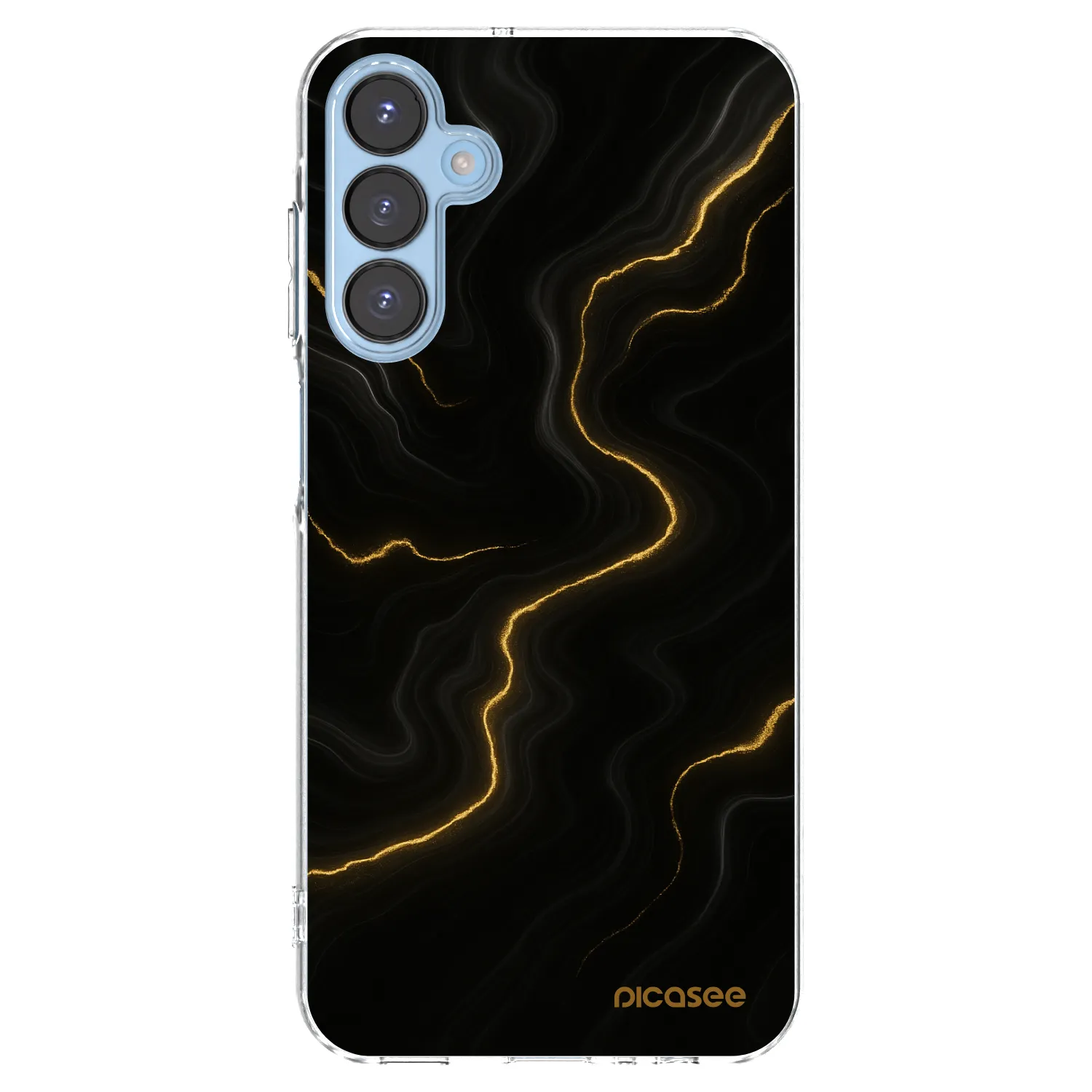 Picasee silikónový prehľadný obal pre Samsung Galaxy A15 A156B 5G - Thunder