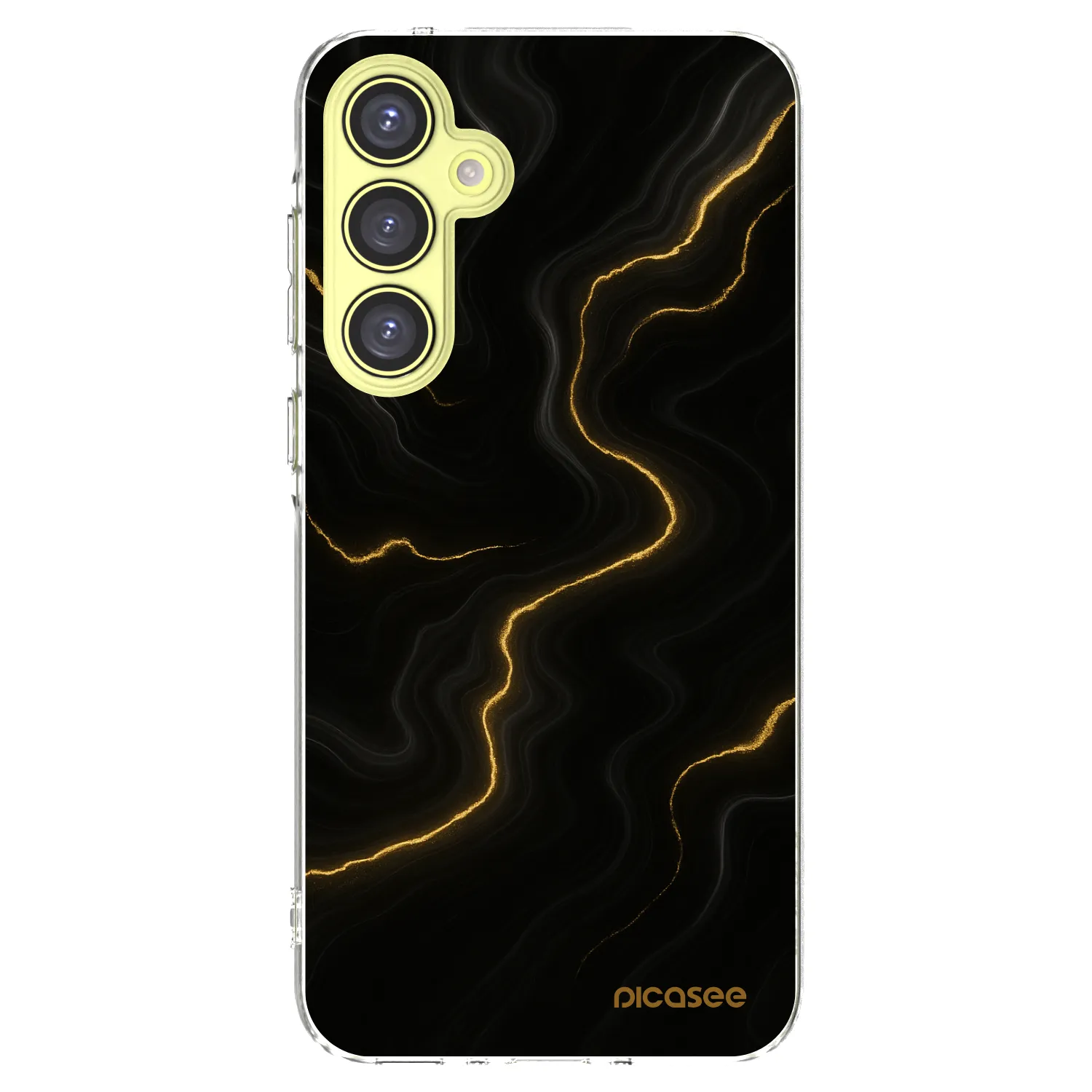 Picasee silikónový prehľadný obal pre Samsung Galaxy A35 5G A356B - Thunder