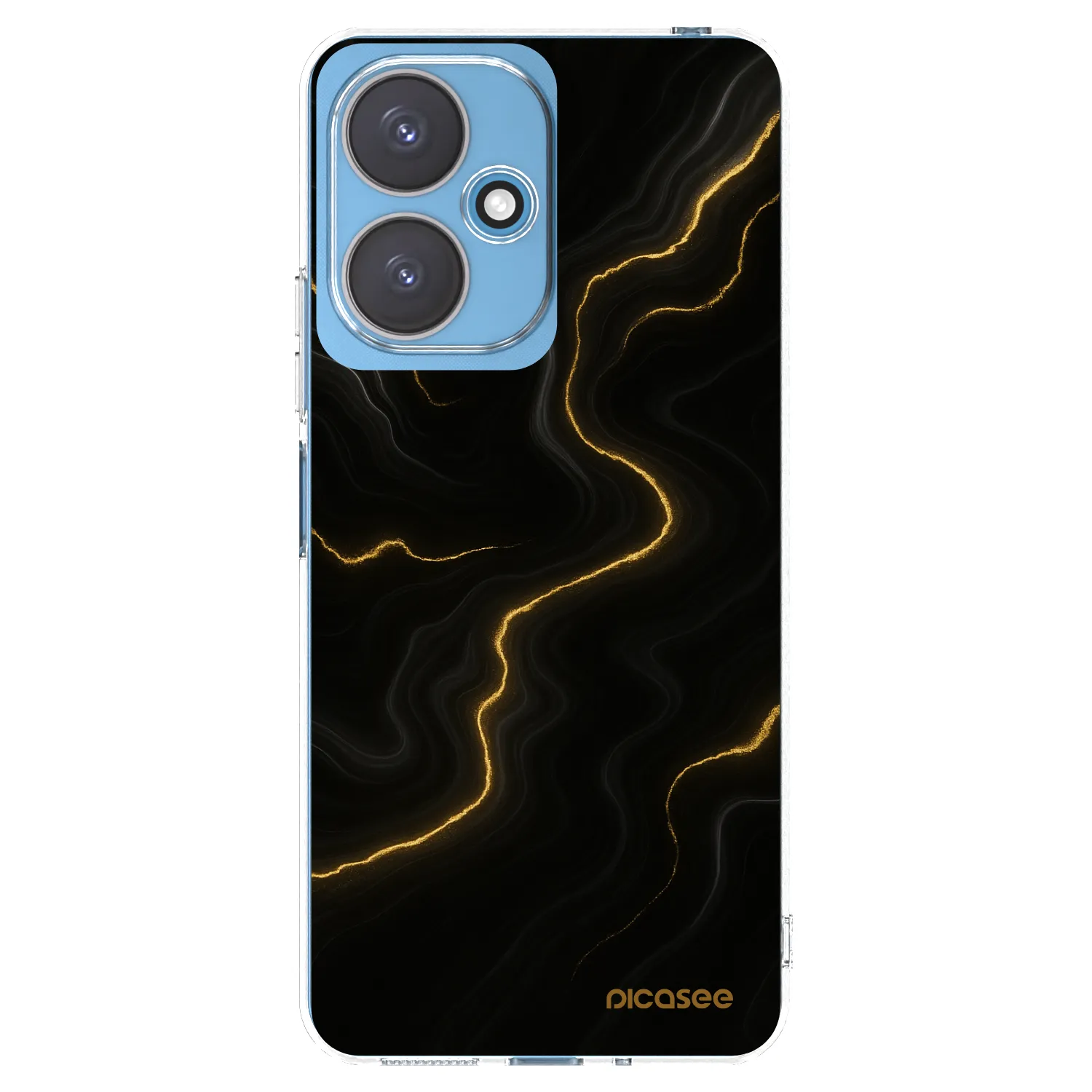 Silikónový prehľadný obal pre Xiaomi Redmi 13C 5G - Thunder