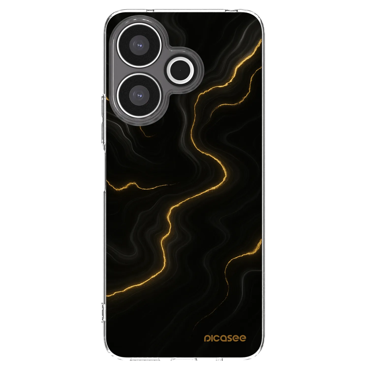 Silikónový prehľadný obal pre Xiaomi Redmi 13 4G - Thunder