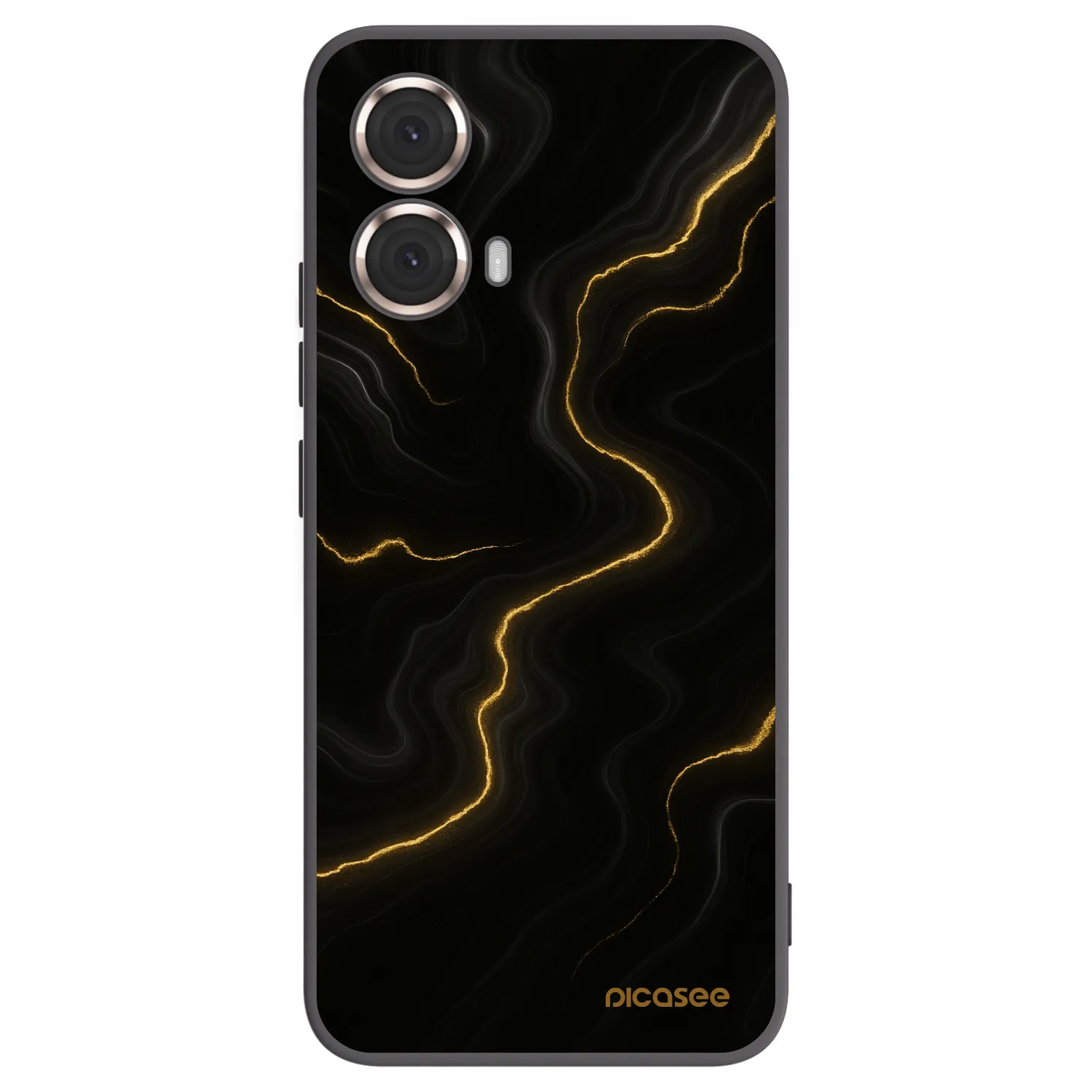 Silikónový čierny obal pre Motorola Moto G85 - Thunder