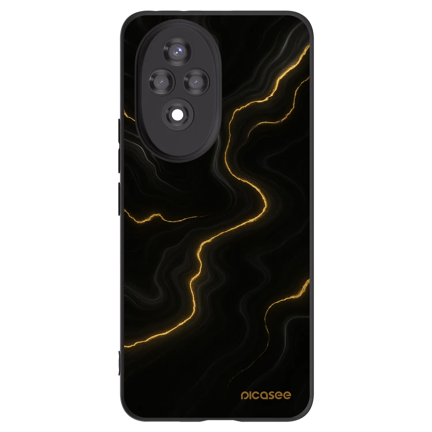 Picasee silikónový čierny obal pre Honor 200 Pro 5G - Thunder