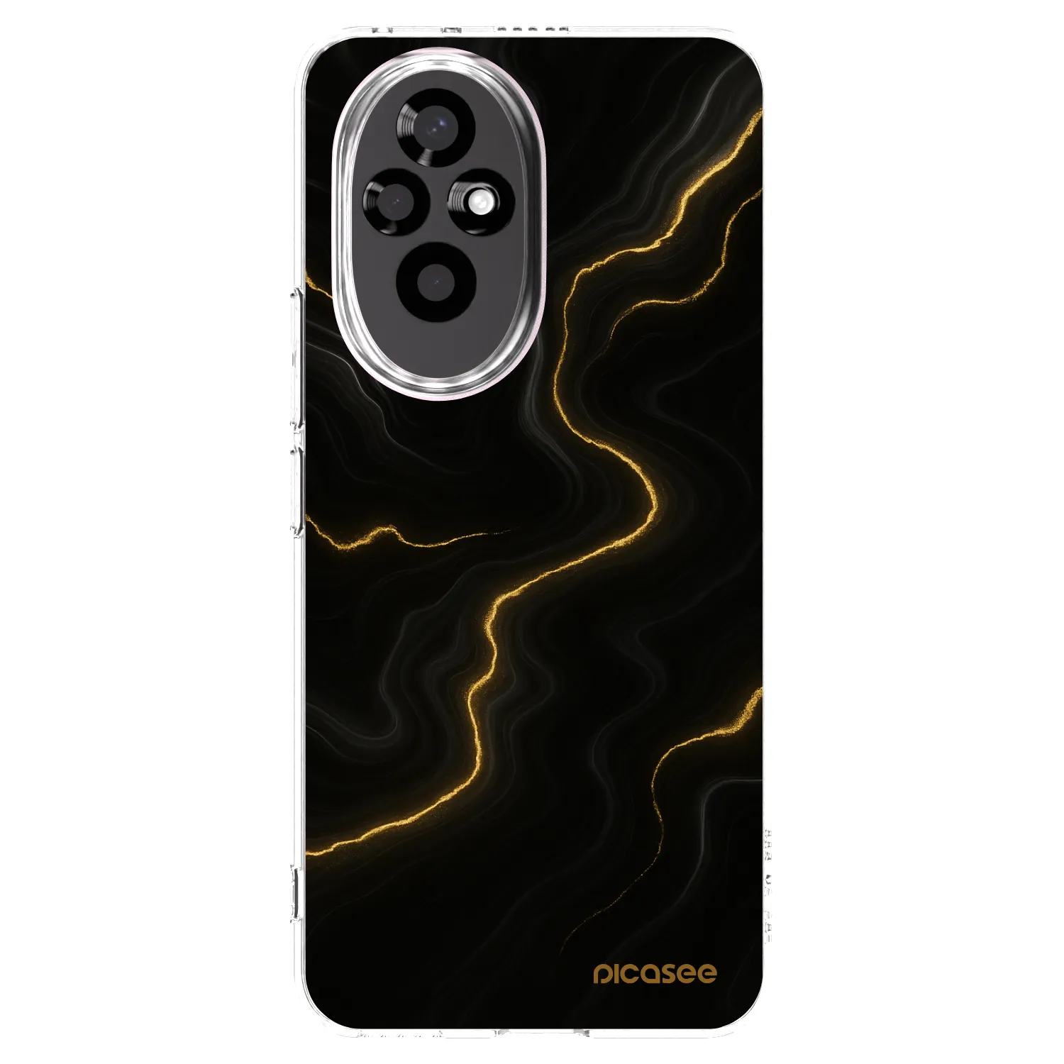 Picasee silikónový prehľadný obal pre Honor 200 Pro 5G - Thunder