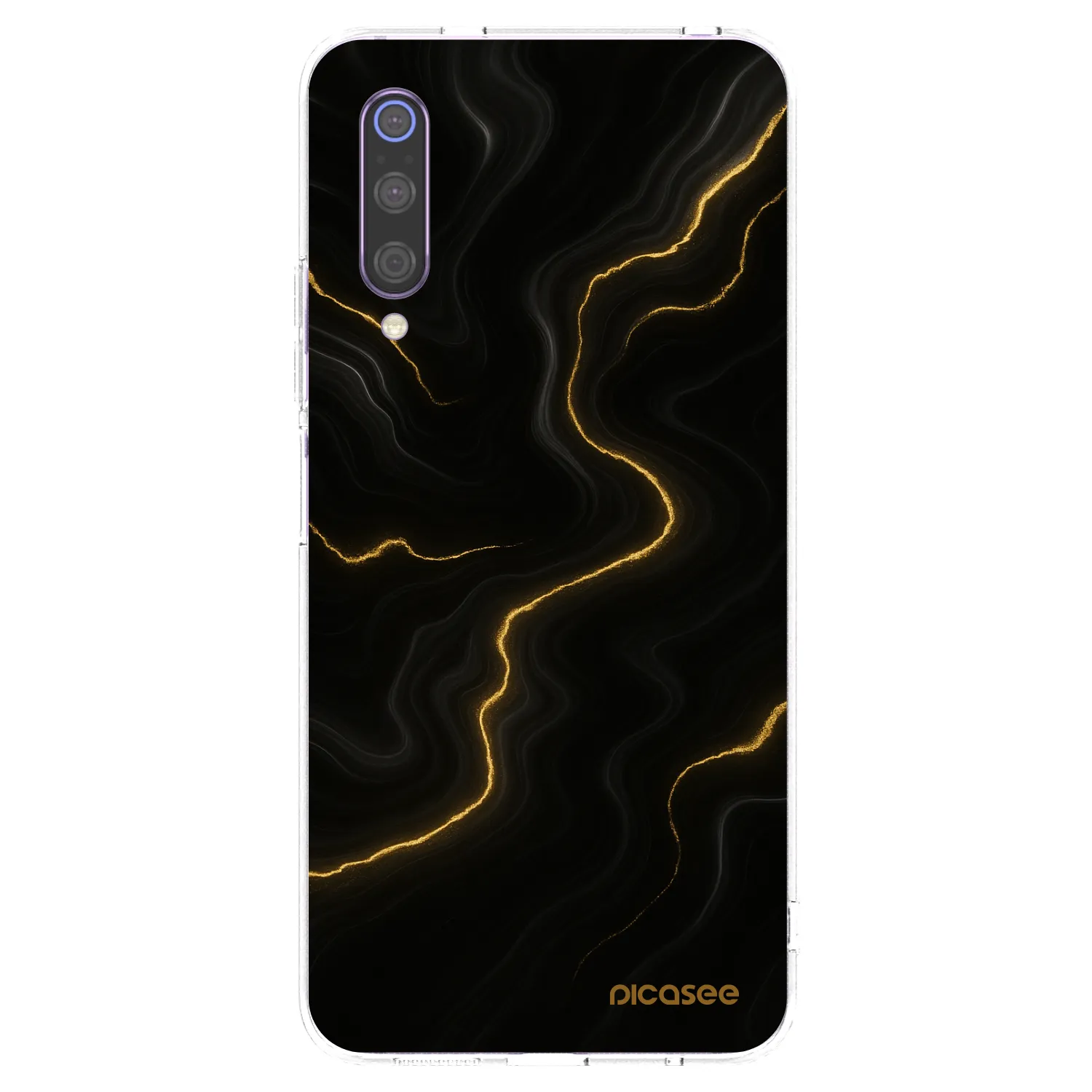Silikónový prehľadný obal pre Xiaomi Mi 9 - Thunder