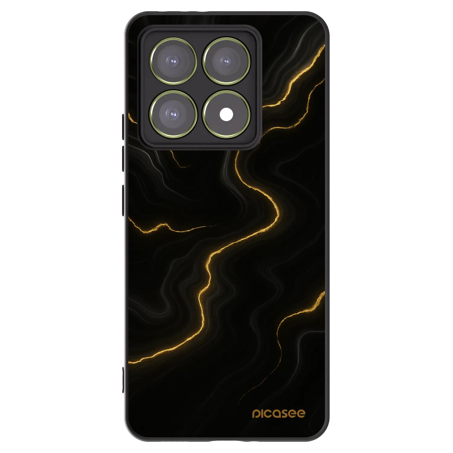 Picasee silikónový čierny obal pre Xiaomi 14T - Thunder