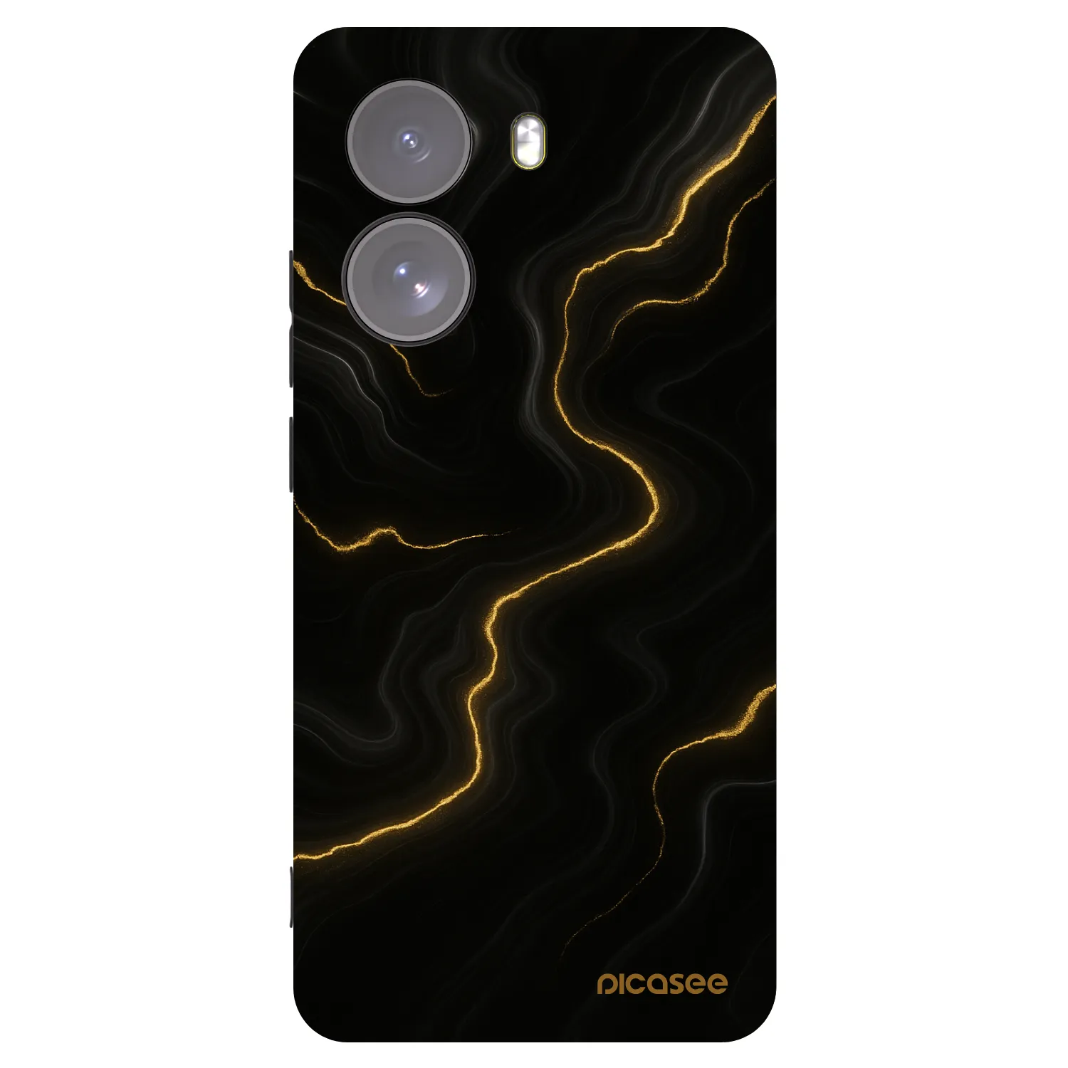 Picasee silikónový čierny obal pre Xiaomi Poco X7 - Thunder