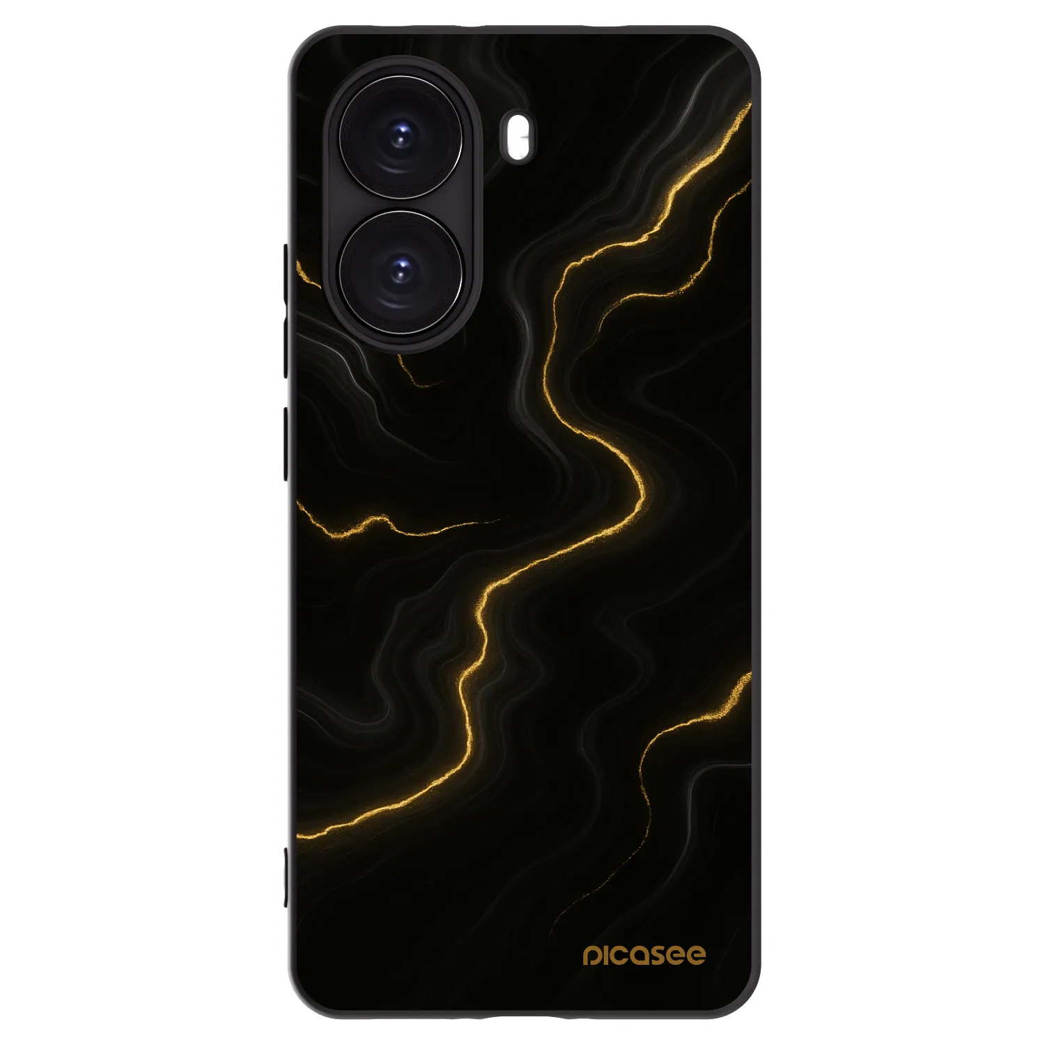 Picasee silikónový čierny obal pre Xiaomi Poco X7 Pro 5G - Thunder